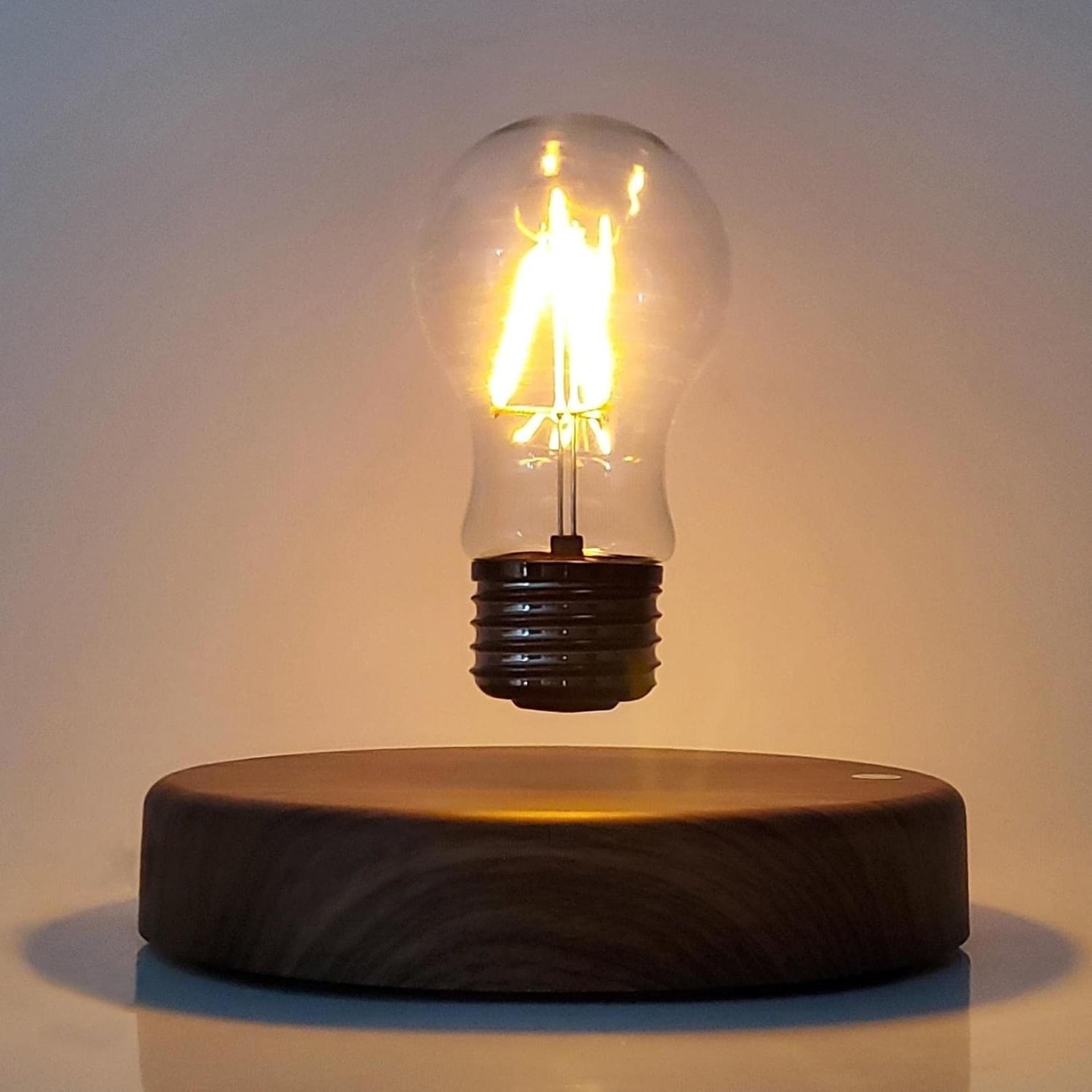 Magnetic Levitating Light Bulb Lamp with 360 Degree Automatic Rotation and Touch Control - 2