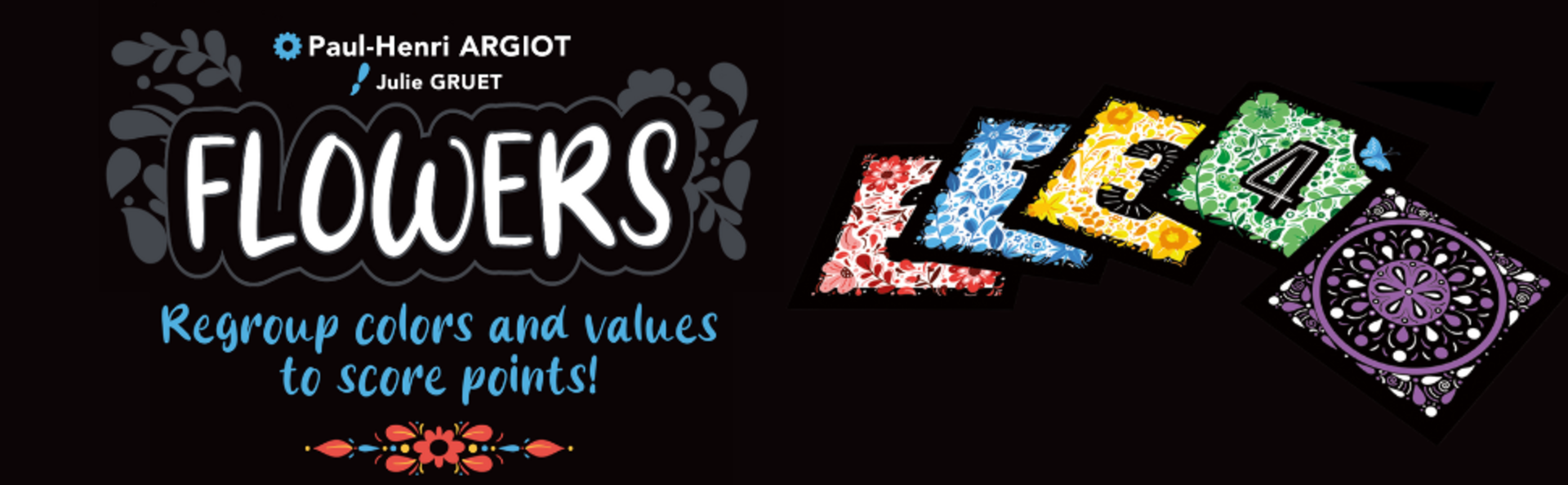 Flowers Card Game - Fast-Paced Color-Matching Strategy Game for Families & Kids detail 1