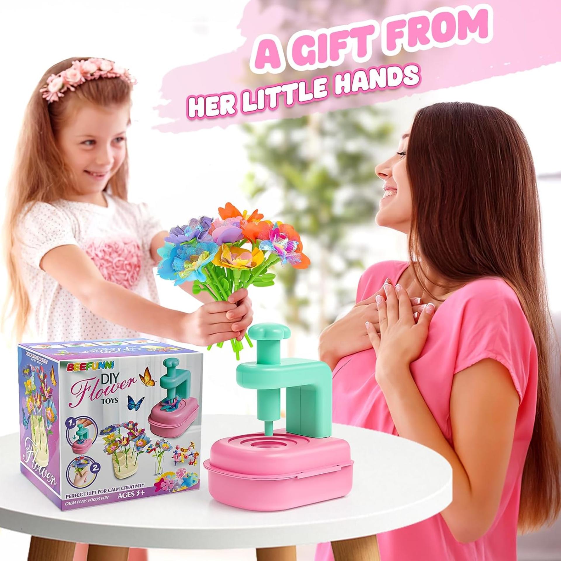 DIY Flower Bouquet Craft Kit - Creative Arts and Crafts for Girls Ages 4-12 - 4