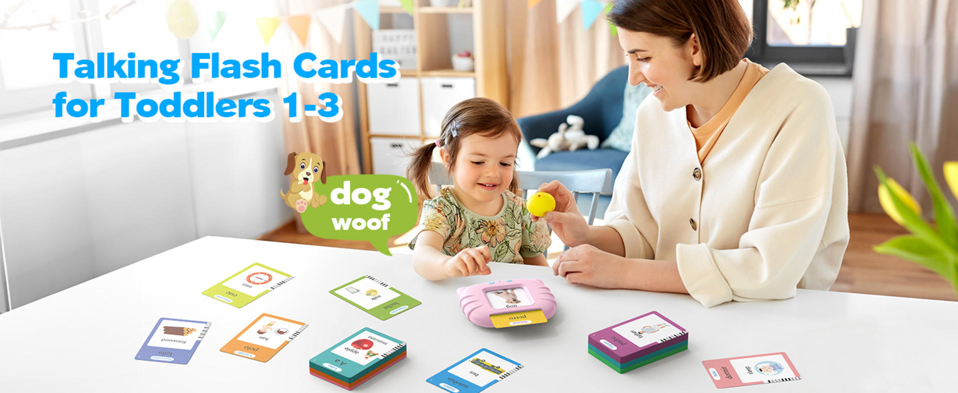 Bilingual Spanish and English Talking Flash Cards, 510 Words Speech Therapy Tool detail 1
