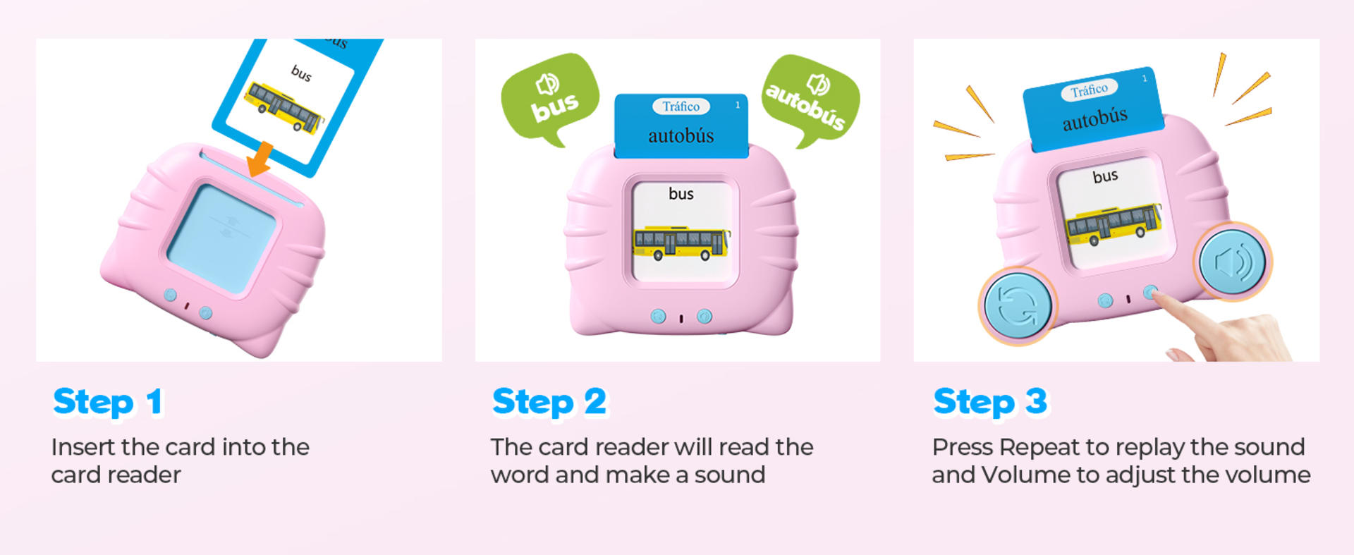 Bilingual Spanish and English Talking Flash Cards, 510 Words Speech Therapy Tool detail 8