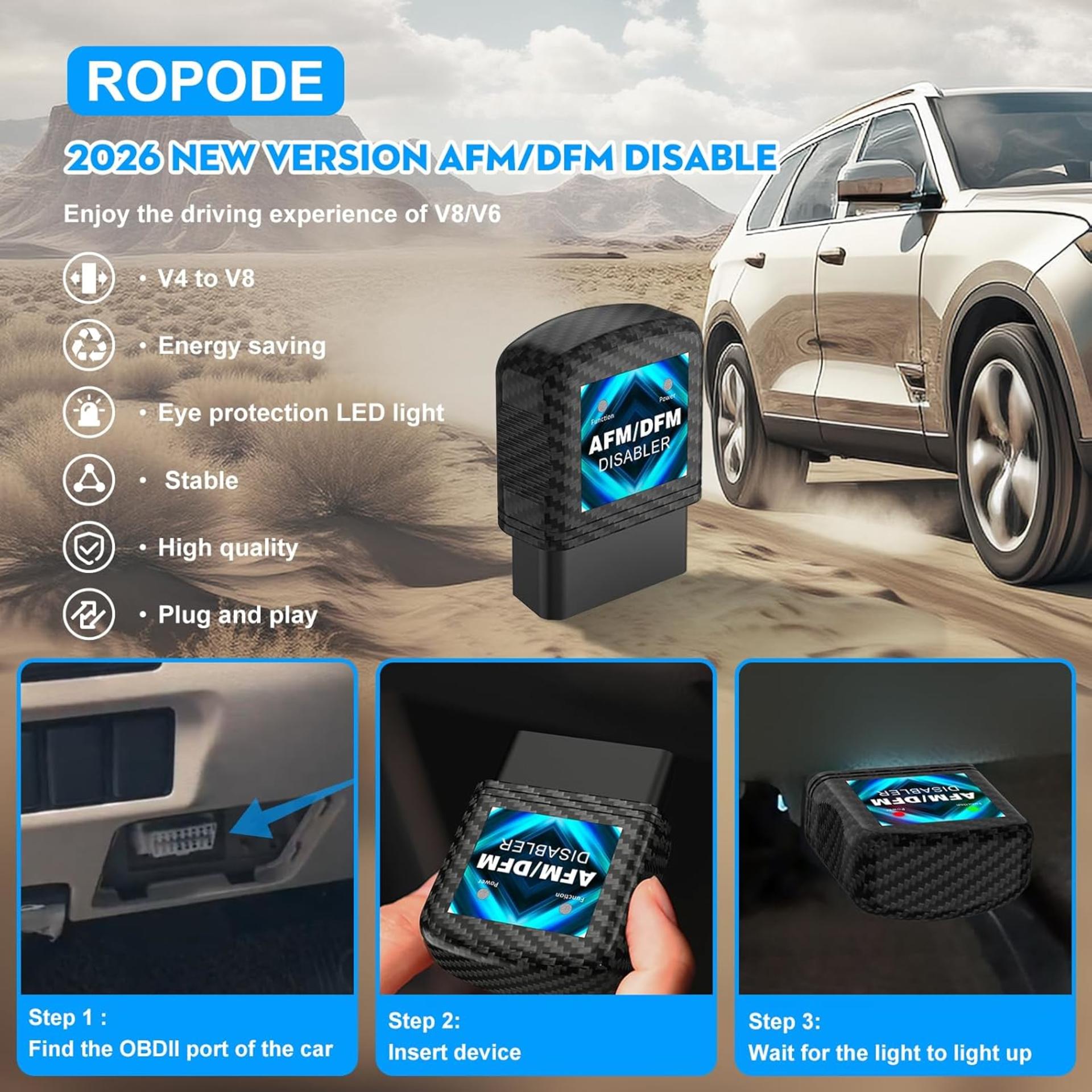 AFM/DFM Disabler for V6 & V8 GM Motors, Active Fuel Management Delete for 4.3L 5.3L 6.0L 6.2L - 2