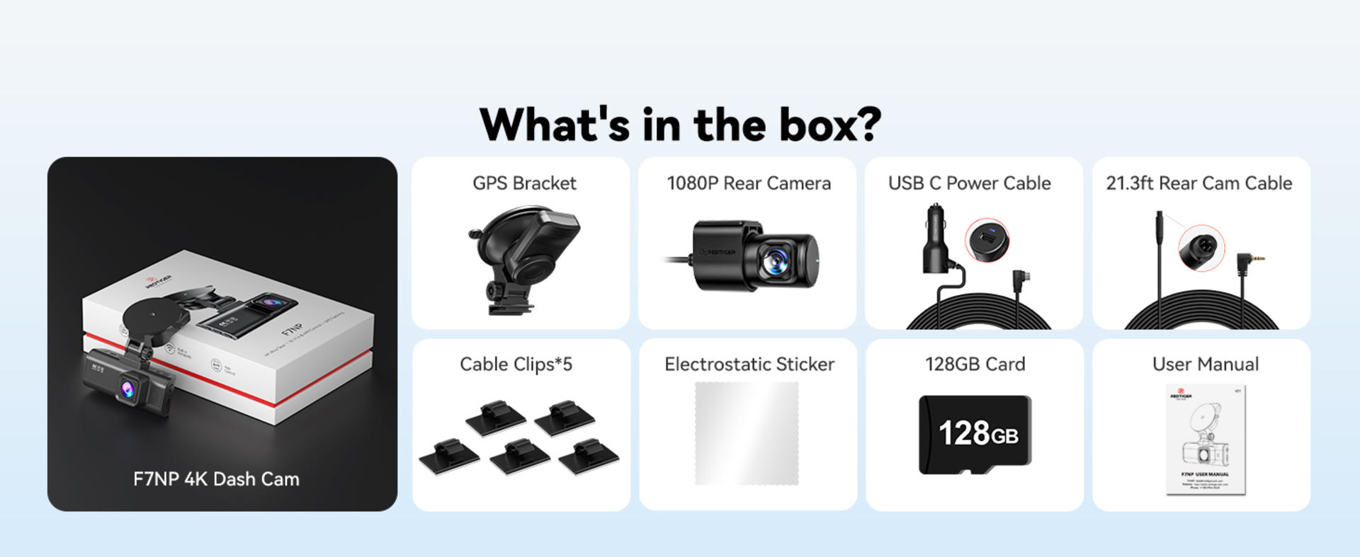 4K Dash Cam Front and Rear with STARVIS 2 Sensor, 5.8GHz WiFi, GPS, and 24H Parking Mode detail 9