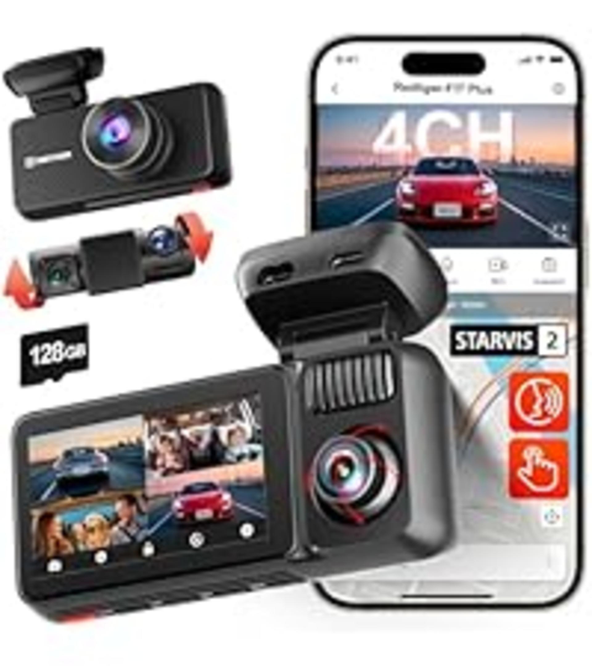 4K Dash Cam Front and Rear with STARVIS 2 Sensor, 5.8GHz WiFi, GPS, and 24H Parking Mode detail 15