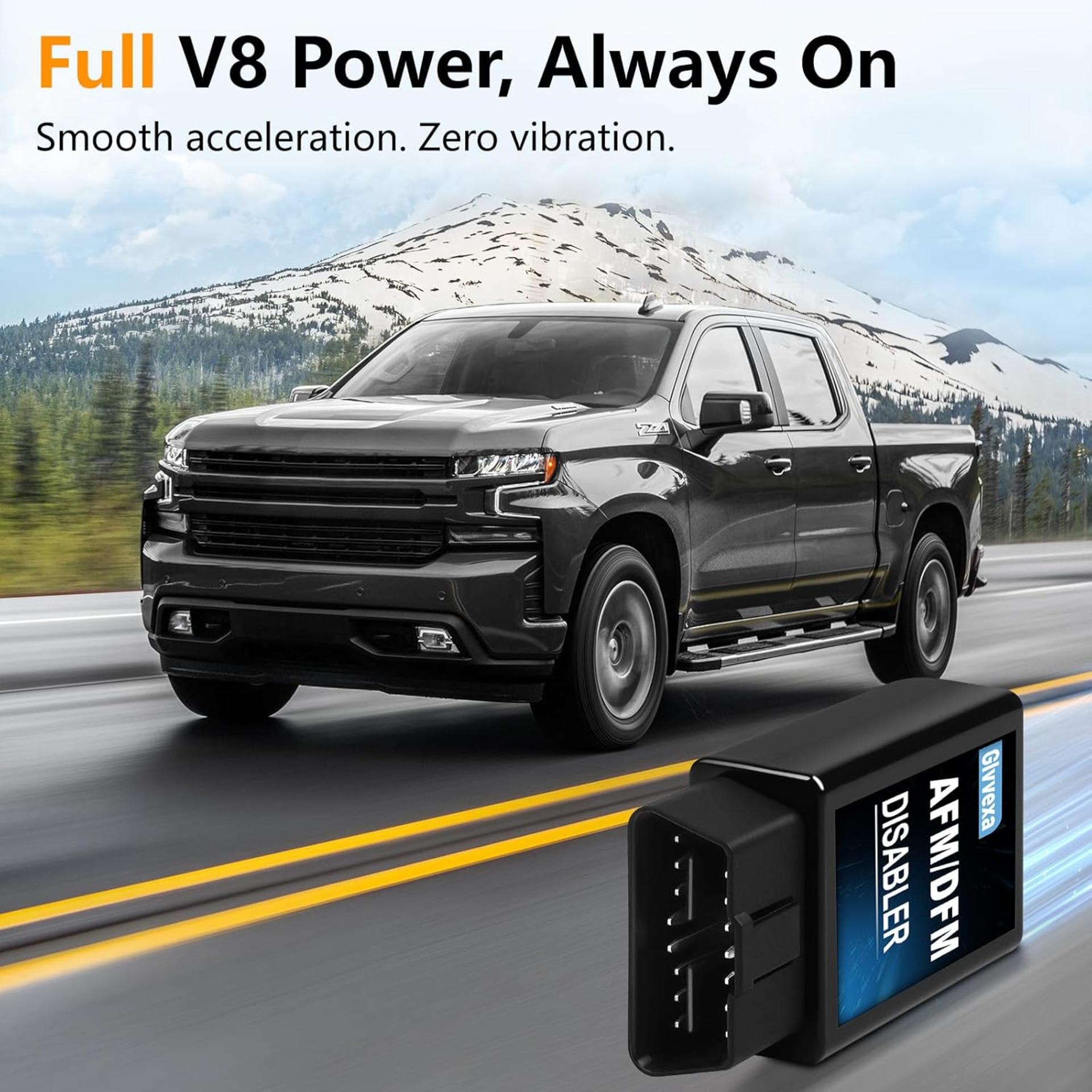 AFM Disabler for 5.3L Full-Size Pickups 2010-2018, AFM/DFM Delete Device for V6 V8 Engines - 2