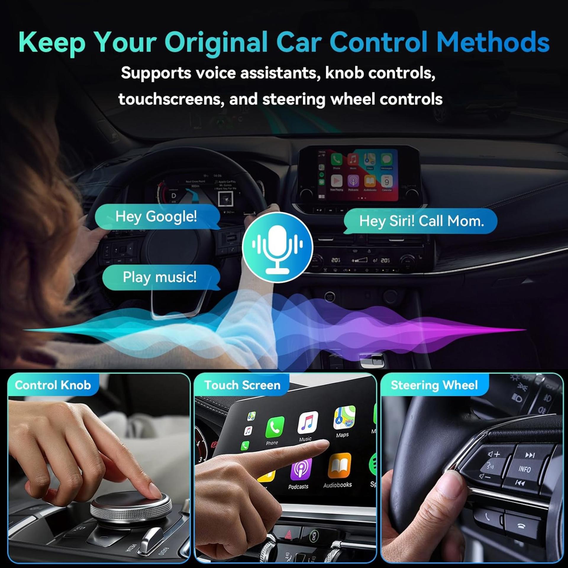 2026 Upgraded 2-in-1 Wireless CarPlay & Android Auto Adapter, 3s Auto-Connect with Zero Latency - 6