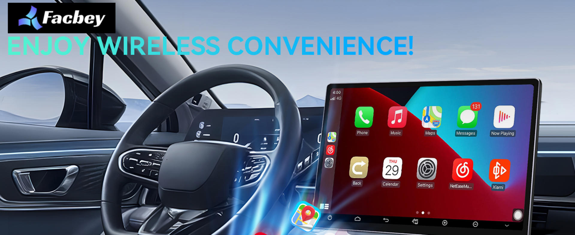 2026 Upgraded 2-in-1 Wireless CarPlay & Android Auto Adapter, 3s Auto-Connect with Zero Latency detail 1