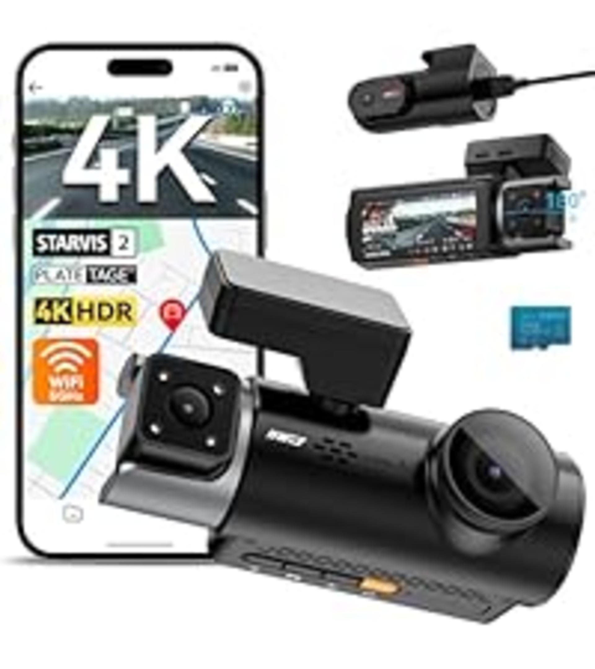 4 Channel Dash Cam 360° View, 1080P Front Rear and Sides Car Camera with 128GB Card detail 14