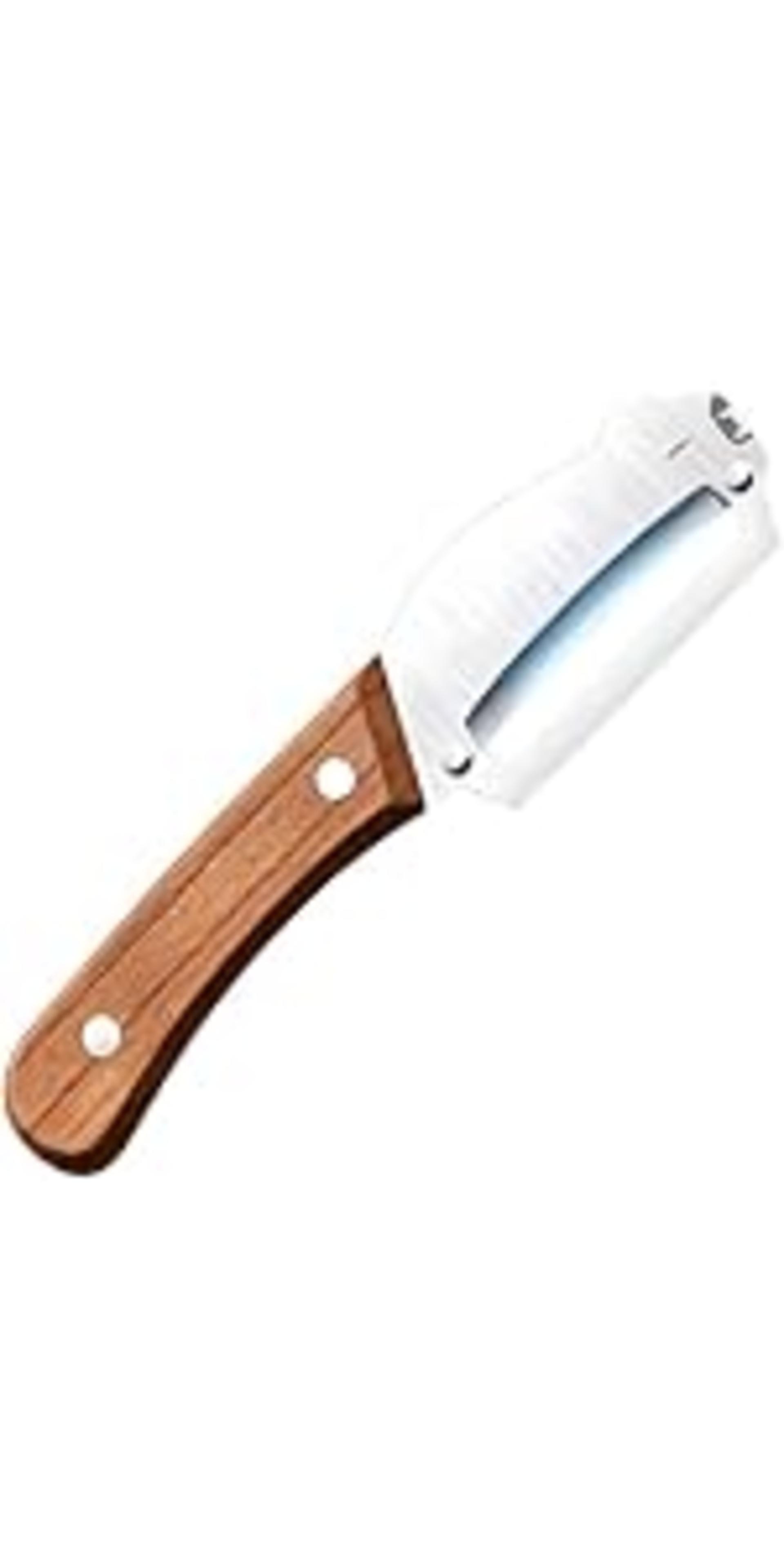 Premium Vegetable Peeler with Wooden Handle and Bottle Opener, Stainless Steel Blade Kitchen Tool detail 11