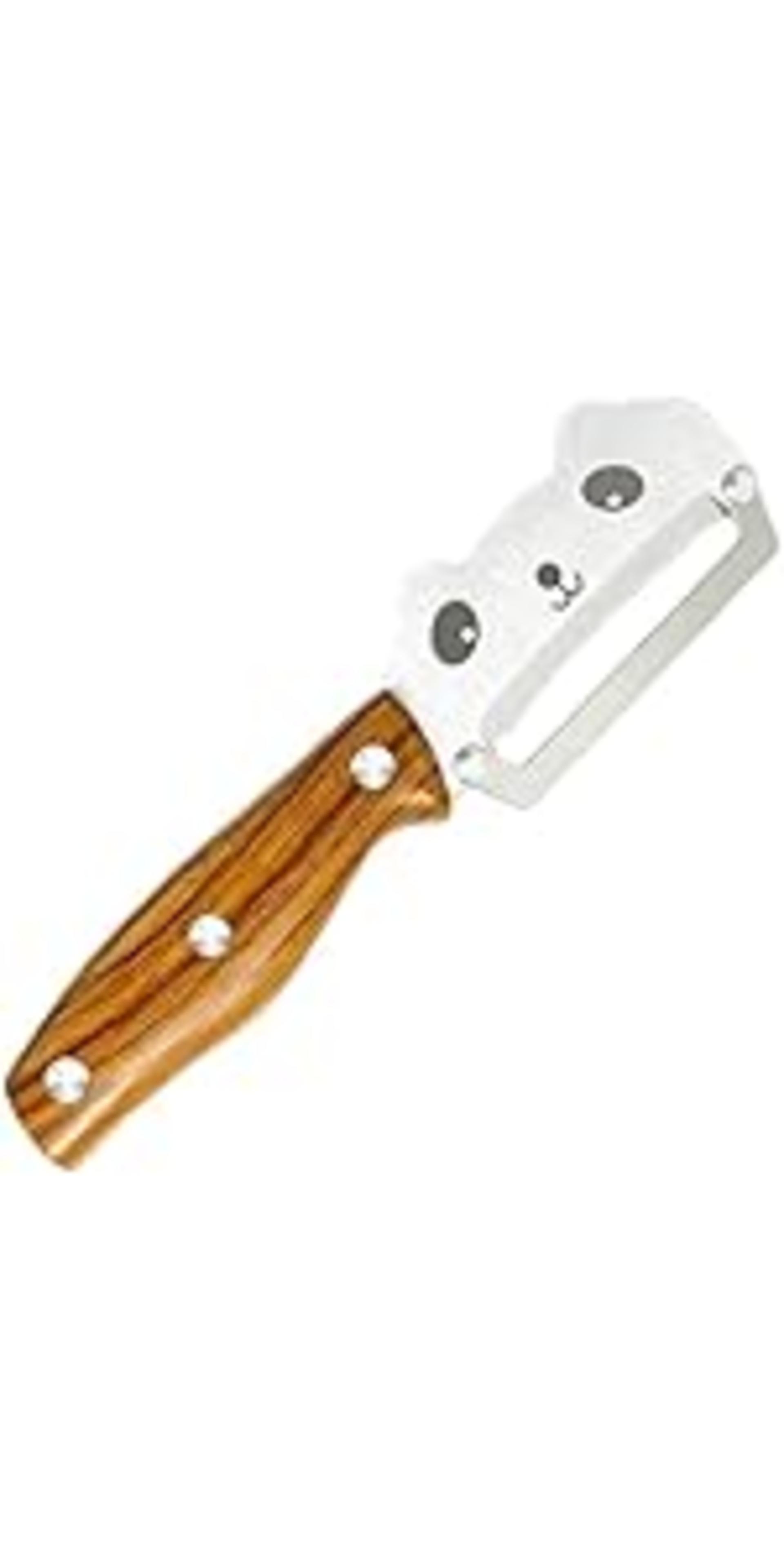 Premium Vegetable Peeler with Wooden Handle and Bottle Opener, Stainless Steel Blade Kitchen Tool detail 10