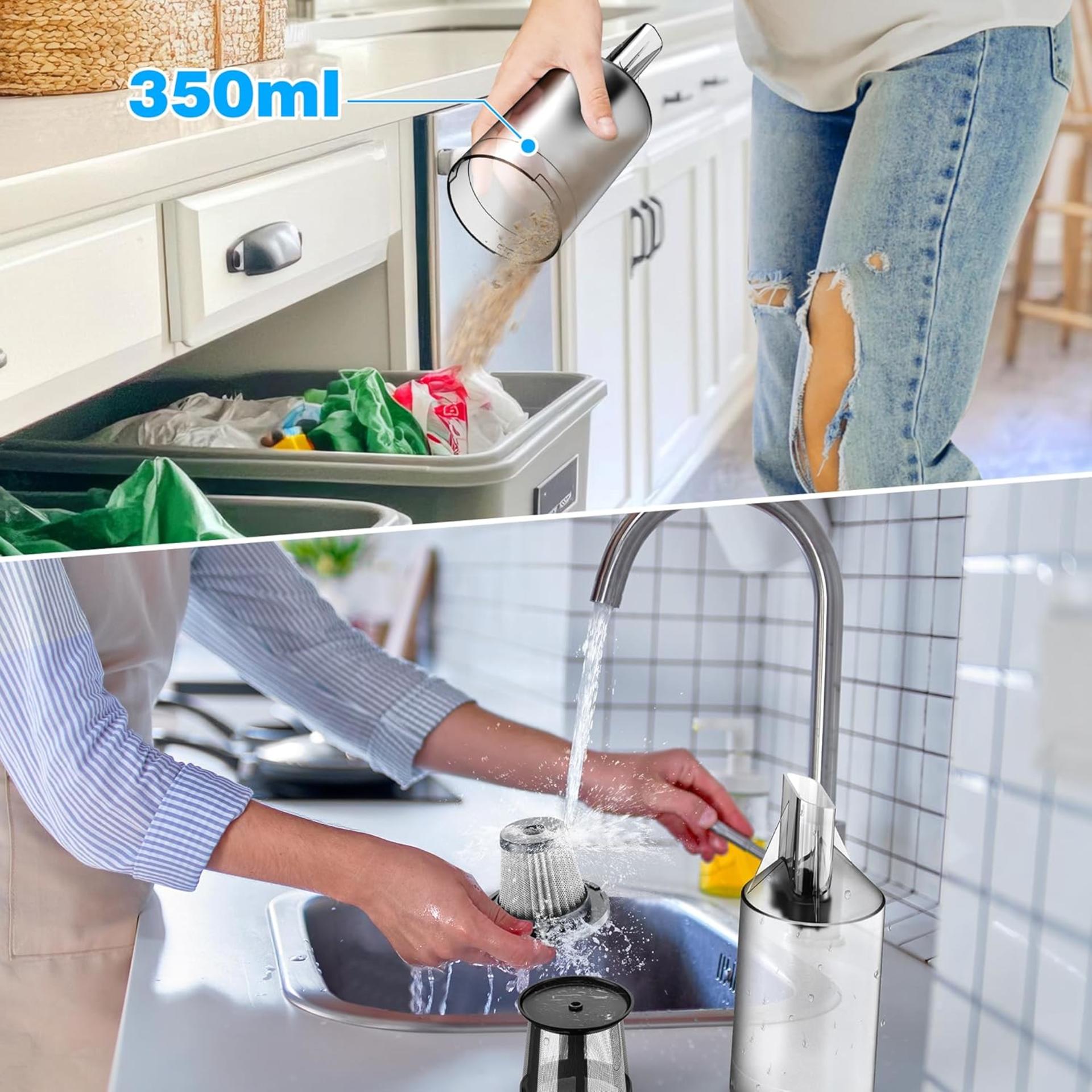 Cordless Car Vacuum, 35000PA Suction Handheld Vacuum with 2 Batteries, 60Min Runtime - 4
