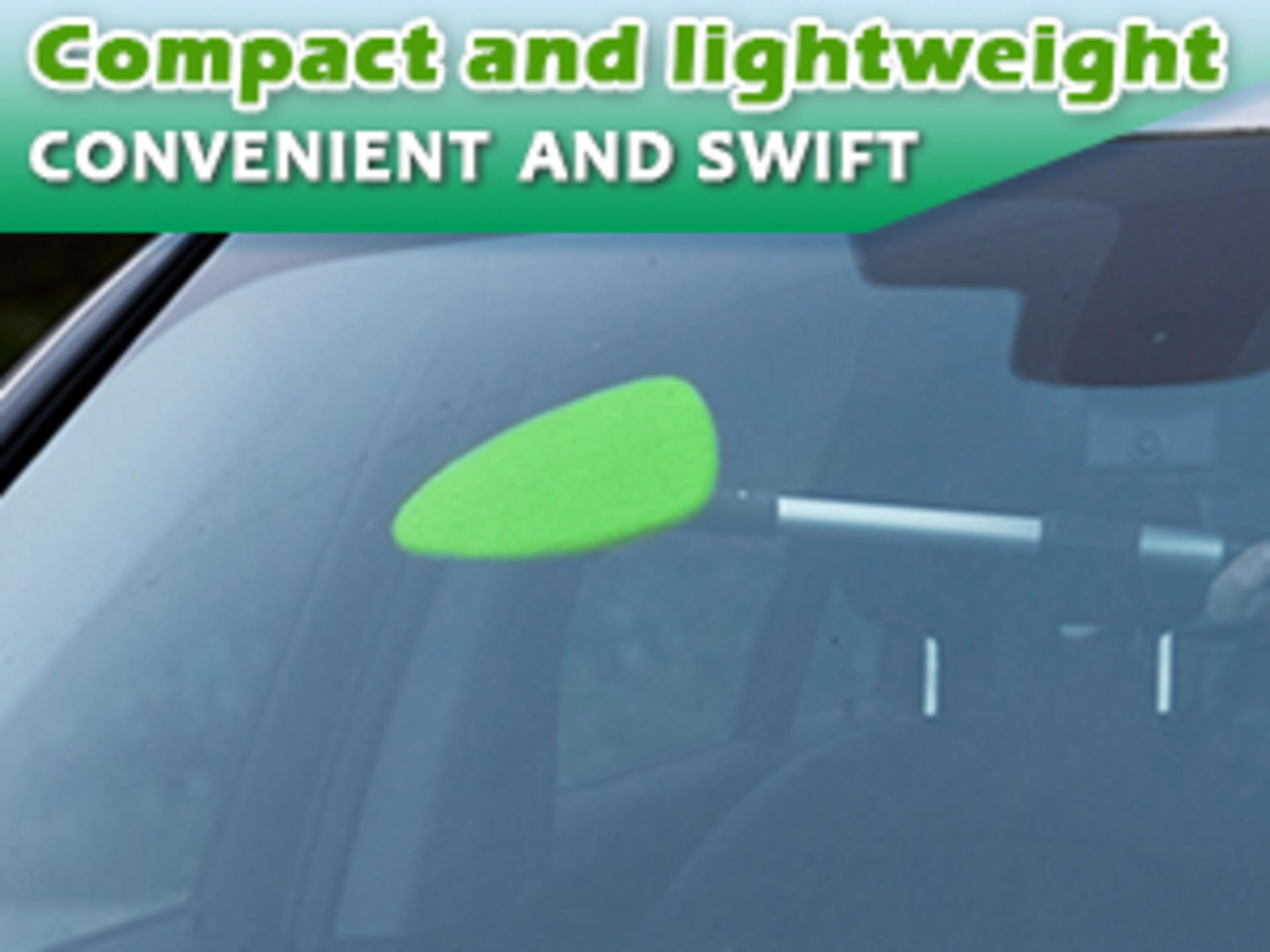 Windshield Cleaner Tool - Car Interior Window Cleaning Kit with Extendable Handle & 4 Microfiber Pads detail 6