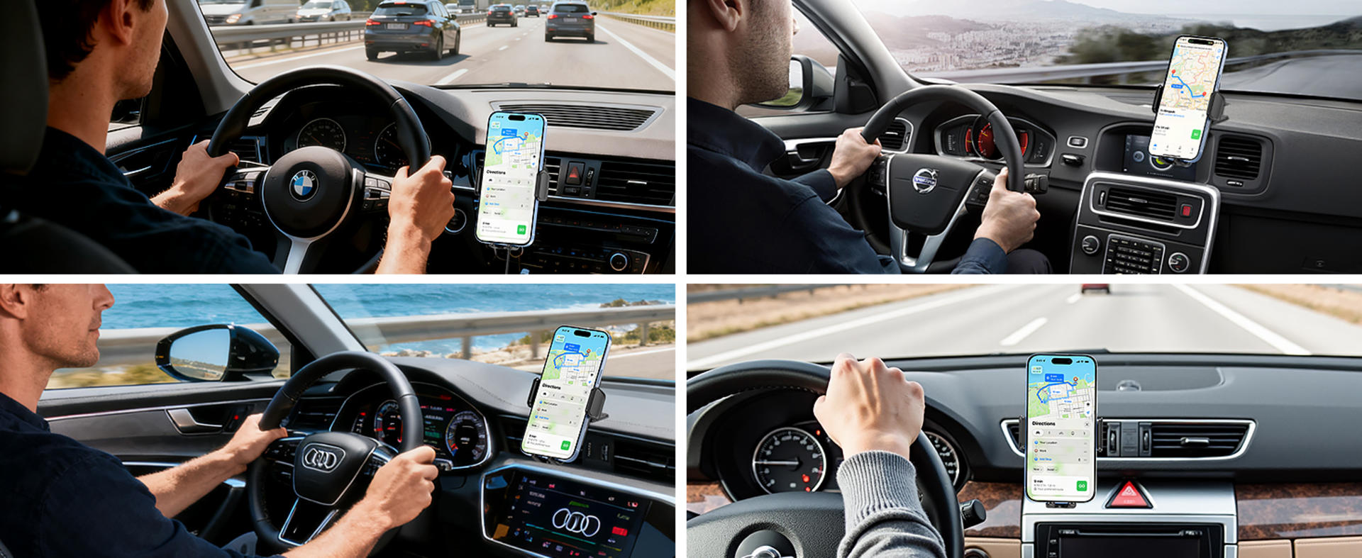 15W Fast Wireless Car Charger with Auto-Clamping and Alignment Phone Holder detail 8