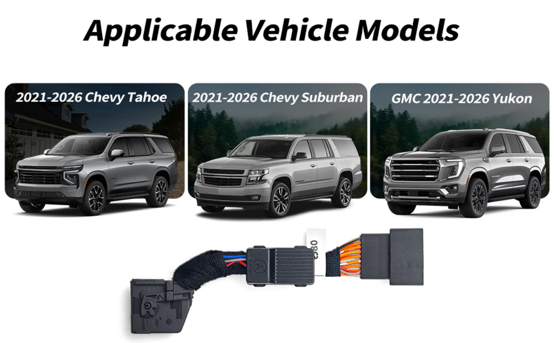 Auto Start Stop Eliminator Compatible with 2021-2026 Full-Size SUVs, Plug-and-Play Idle Disable detail 2