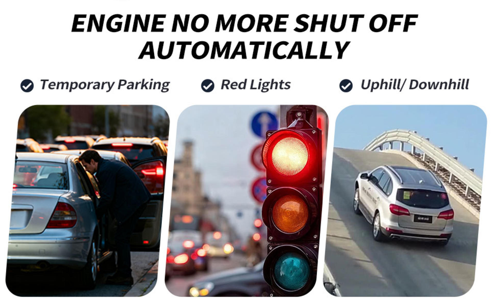 Auto Start Stop Eliminator Compatible with 2021-2026 Full-Size SUVs, Plug-and-Play Idle Disable detail 4