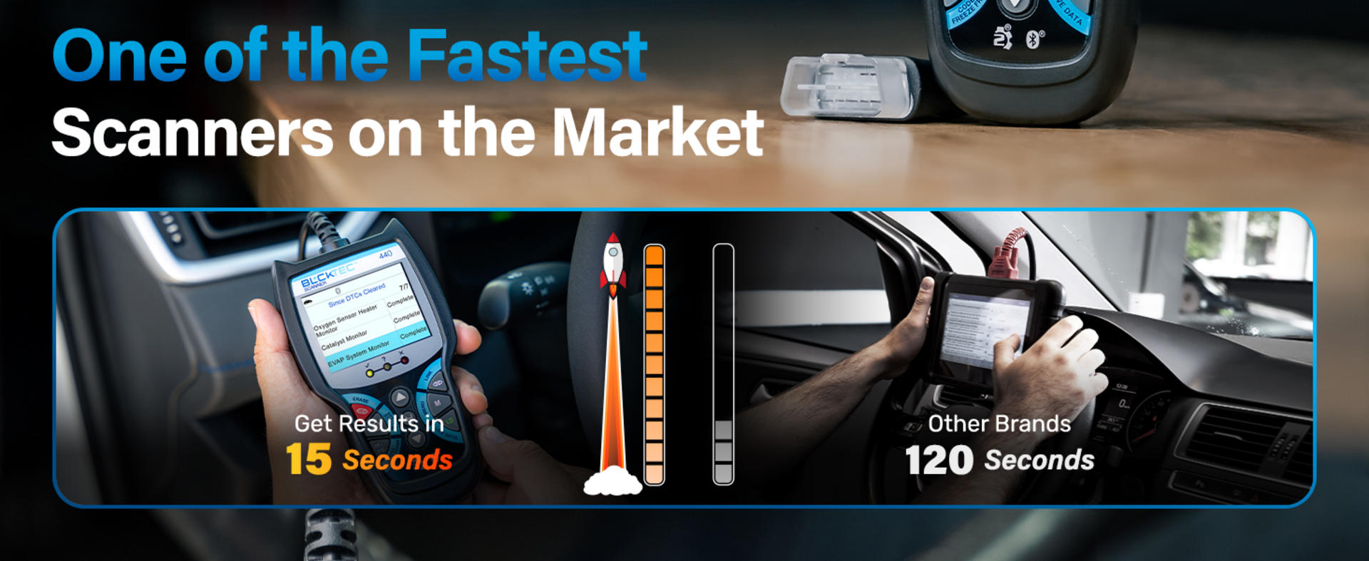 Bluetooth OBD2 Scanner Diagnostic Tool - Car Code Reader with Live Data & Battery Test detail 2