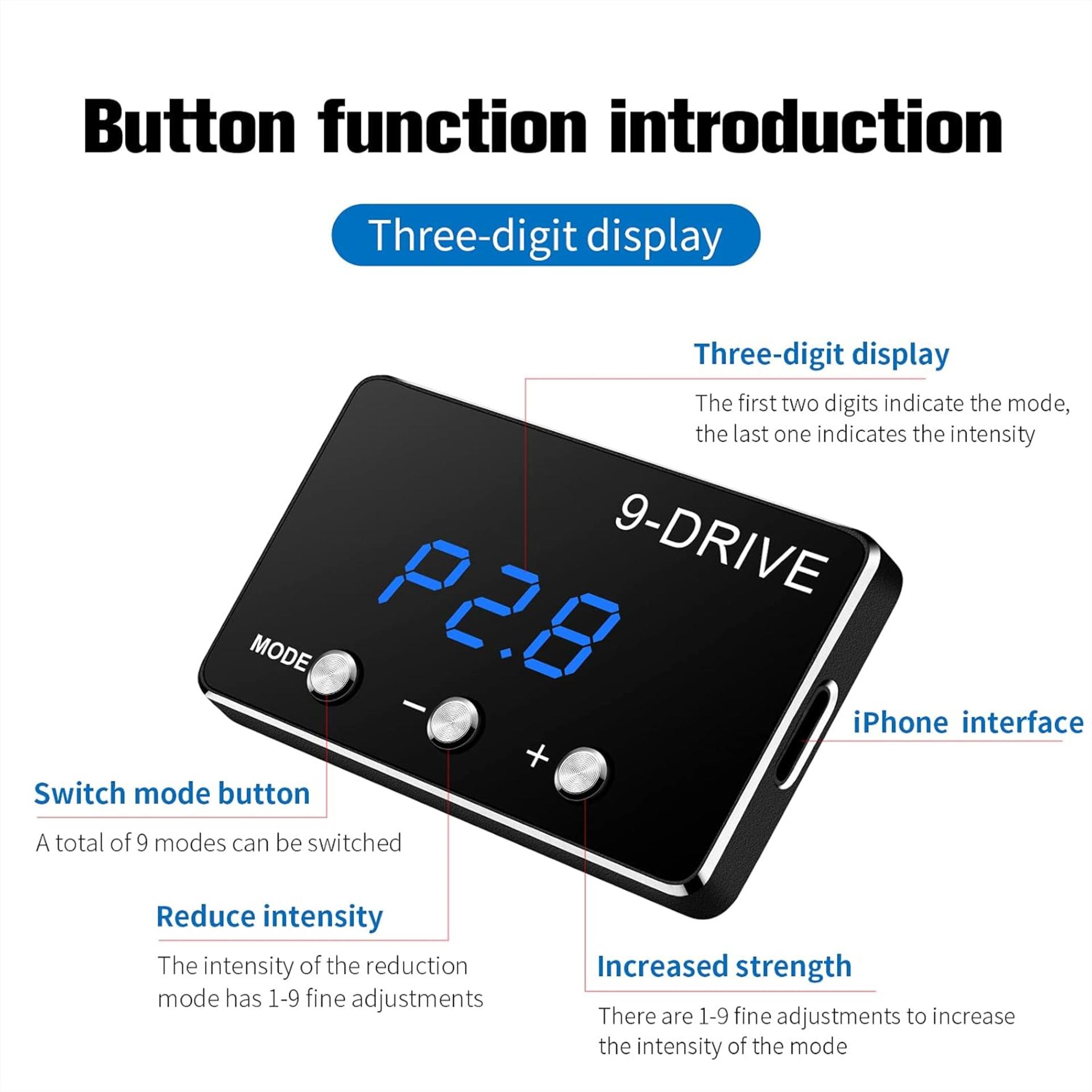 9 Drive Modes Smart Electronic Racing Throttle Response Controller for Full-Size Trucks and SUVs - 3