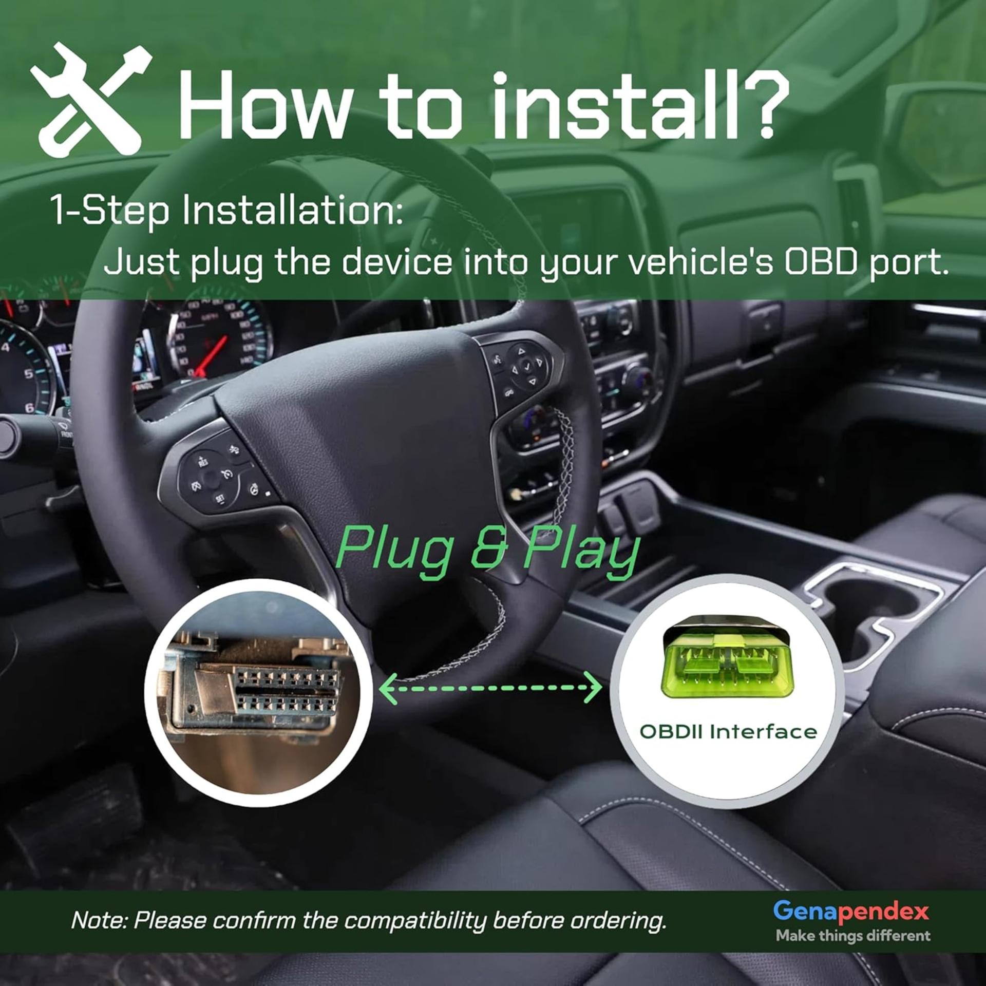 AFM/DFM Disabler for 5.3L & 6.2L V8 Engines, OBDII Plug & Play Device (Black) - 5