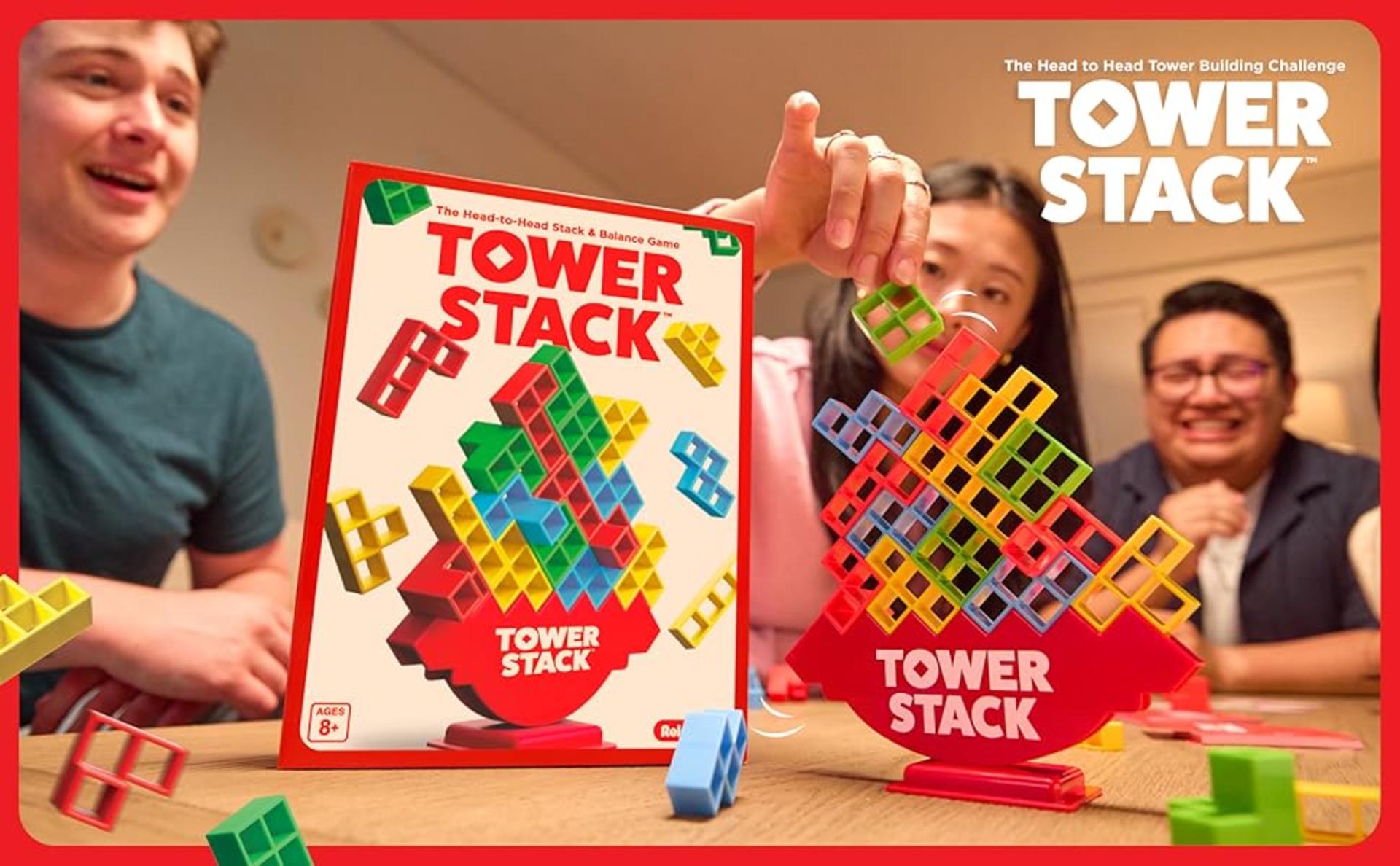 Exciting Tower Stacking Game for Kids and Adults - Family Game Night Building Toy detail 1