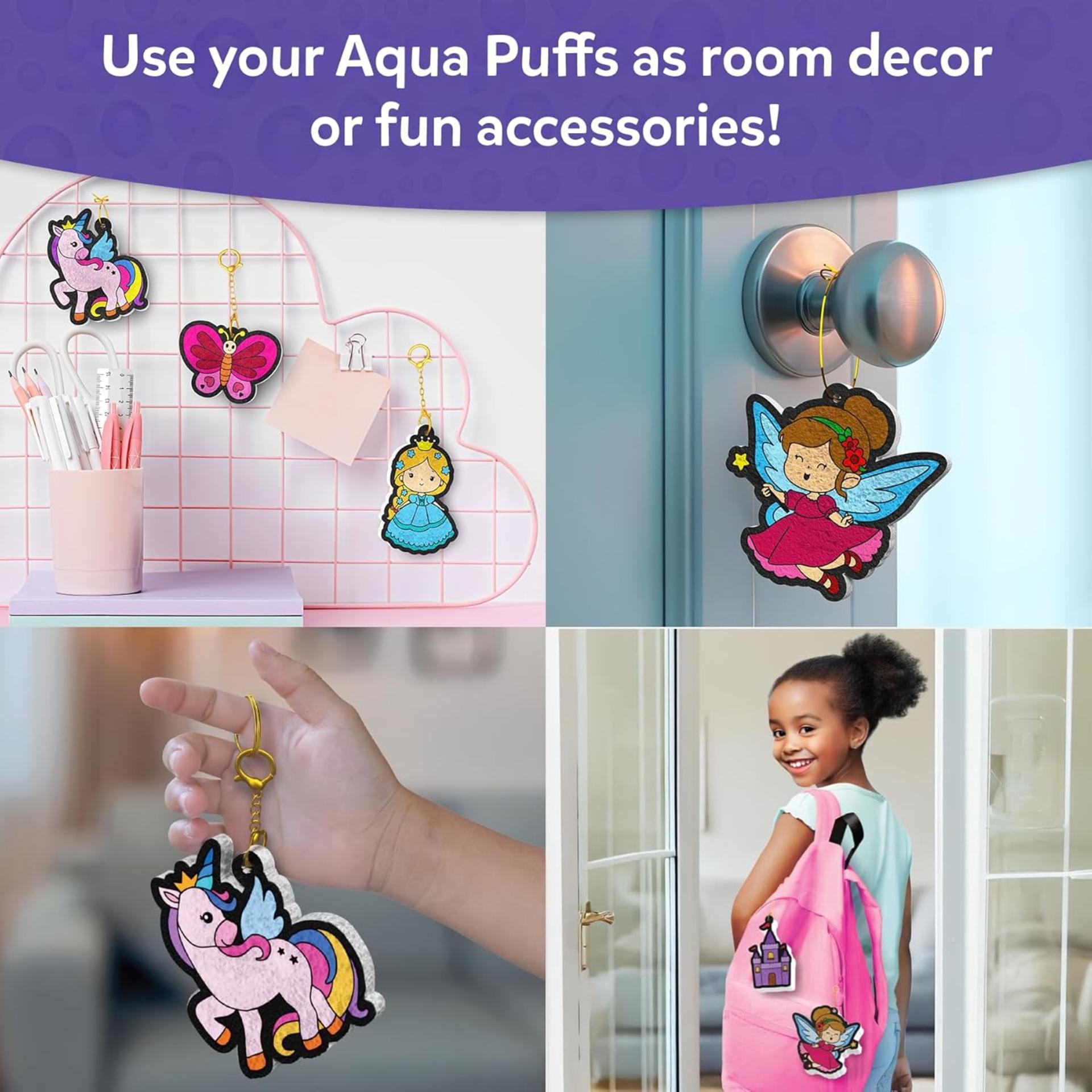 3D Art Kit - Princesses & Unicorns Mess-Free Paint by Number Craft for Kids Ages 4-10 - 7
