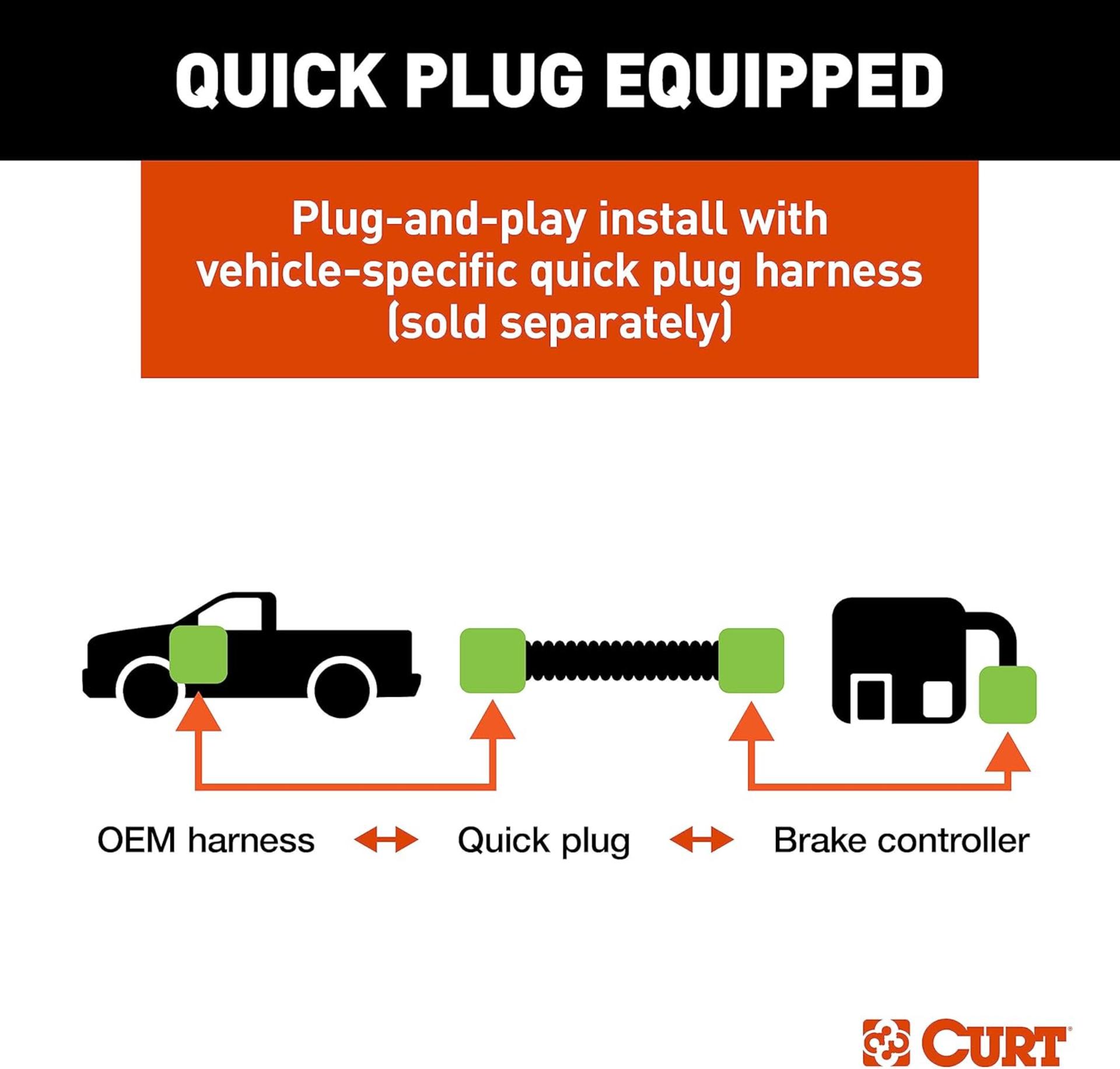 Venturer Next Electric Trailer Brake Controller, Time-Delay, 1-3 Axles, Plug-and-Play - 6