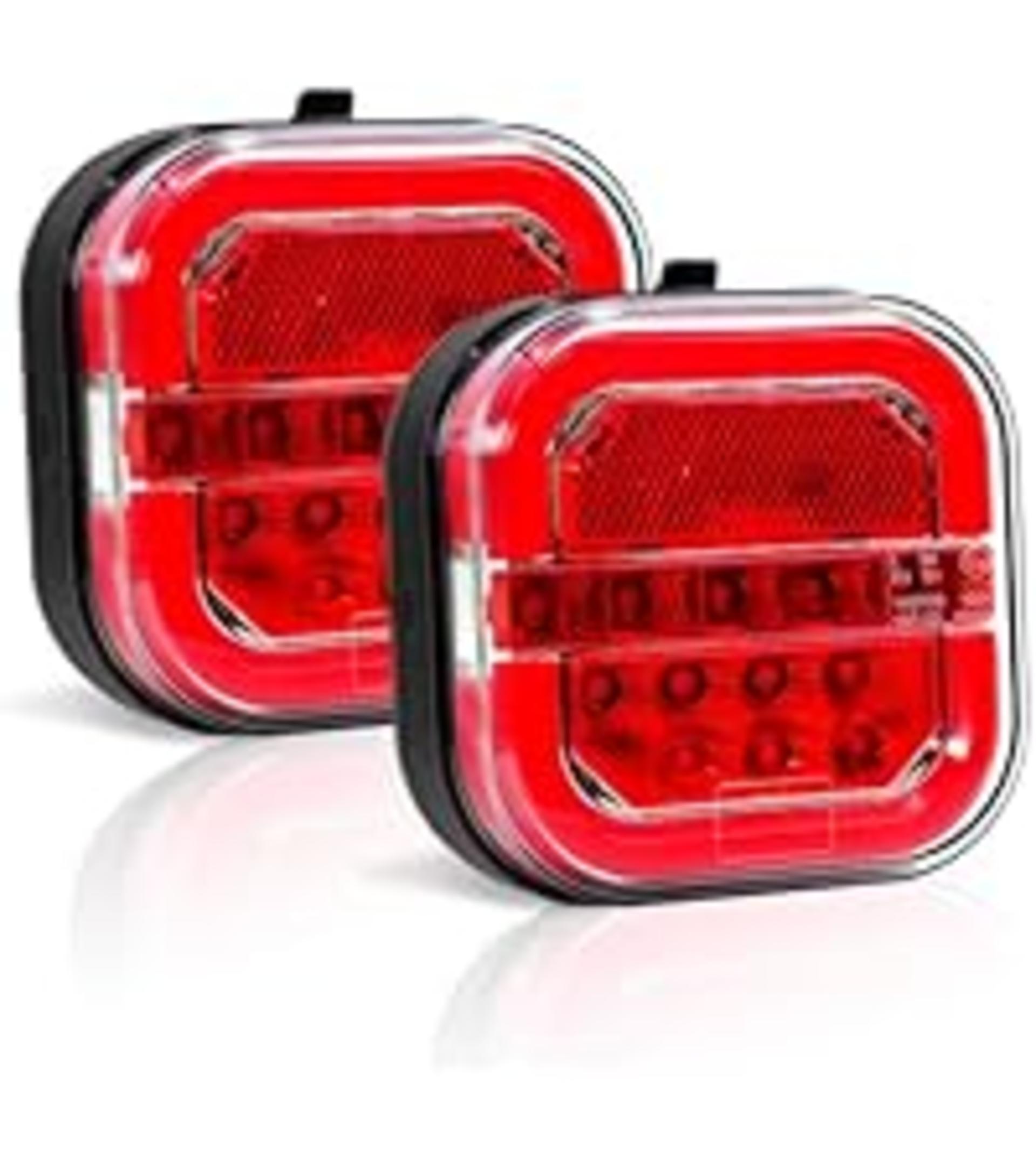 Magnetic Wireless Trailer Lights, Rechargeable LED Towing Light Kit for RV Camper Boat detail 12
