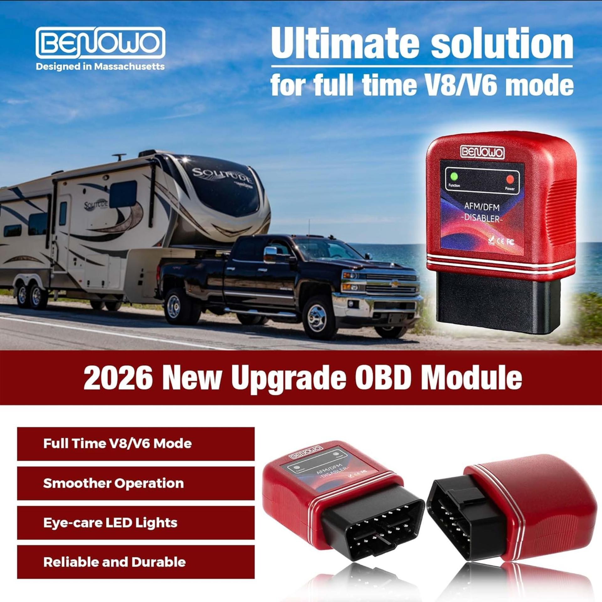 AFM/DFM Disabler for GM V6 V8 Engines - OBD2 Active Fuel Management Disable Module - 3