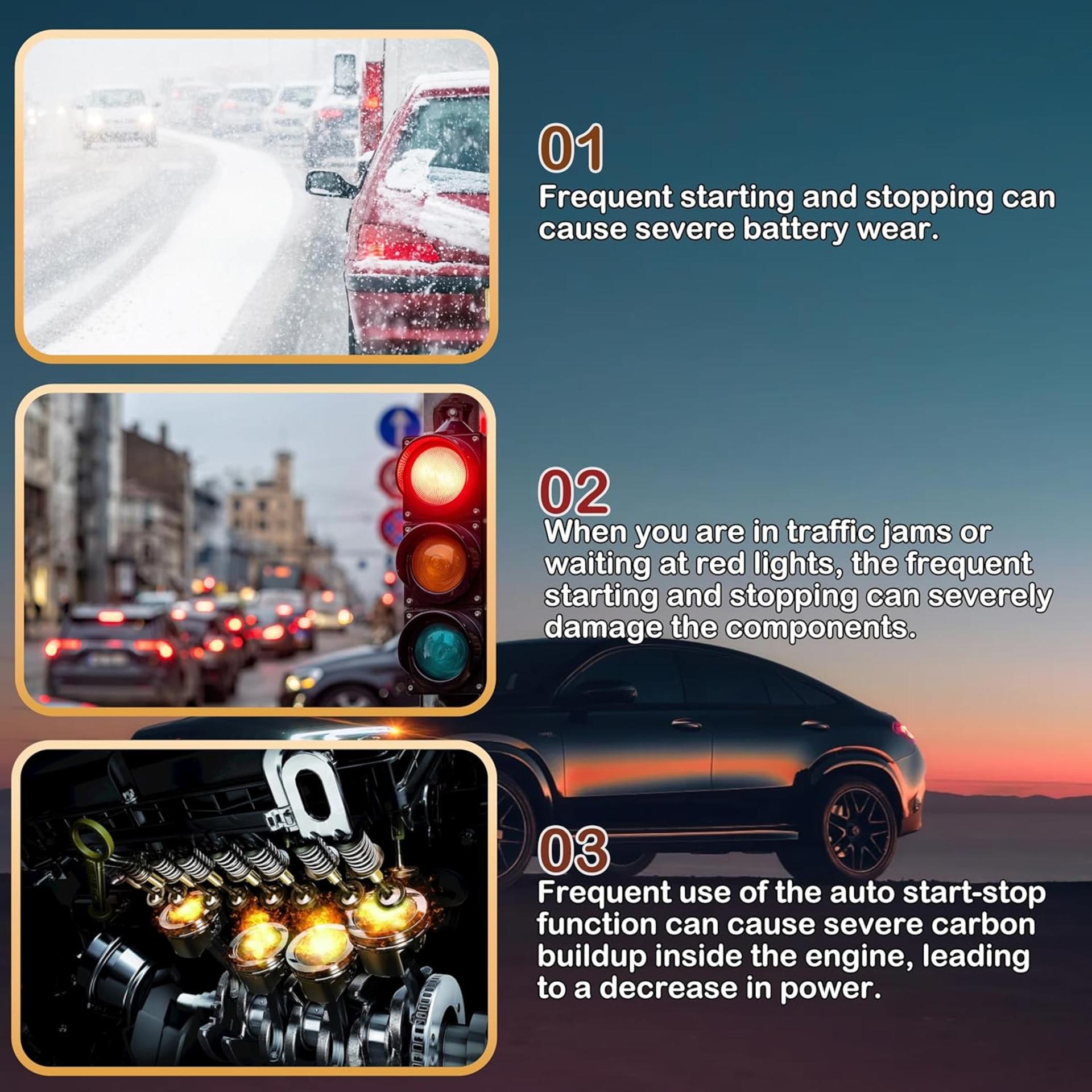 Auto Start Stop Eliminator for 2021-2025 Pickup Trucks, Automatic Stop Start Disabler Device - 6