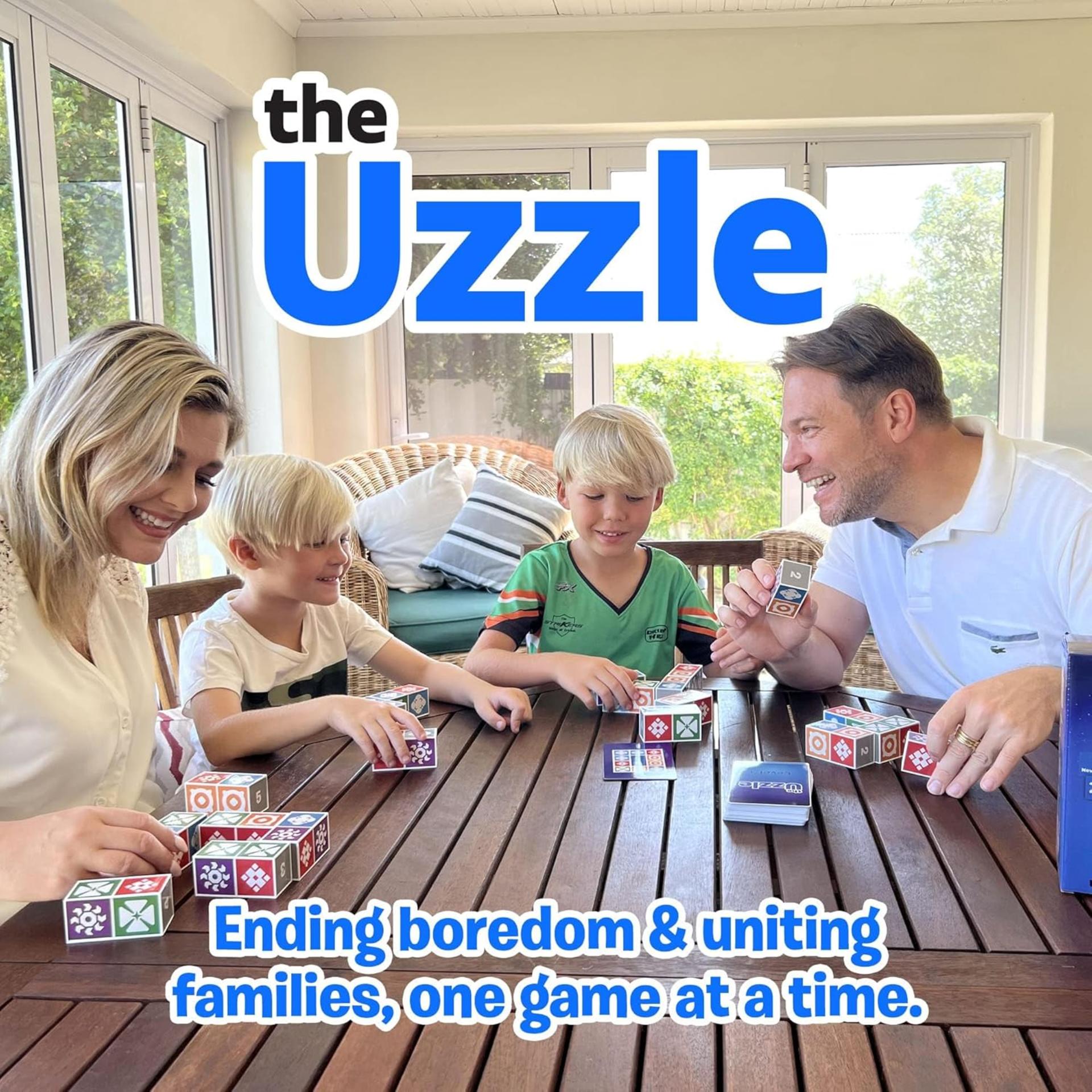 Family Board Game for Children & Adults, Block Puzzle Matching Game for Ages 4+, Upgraded Edition - 5