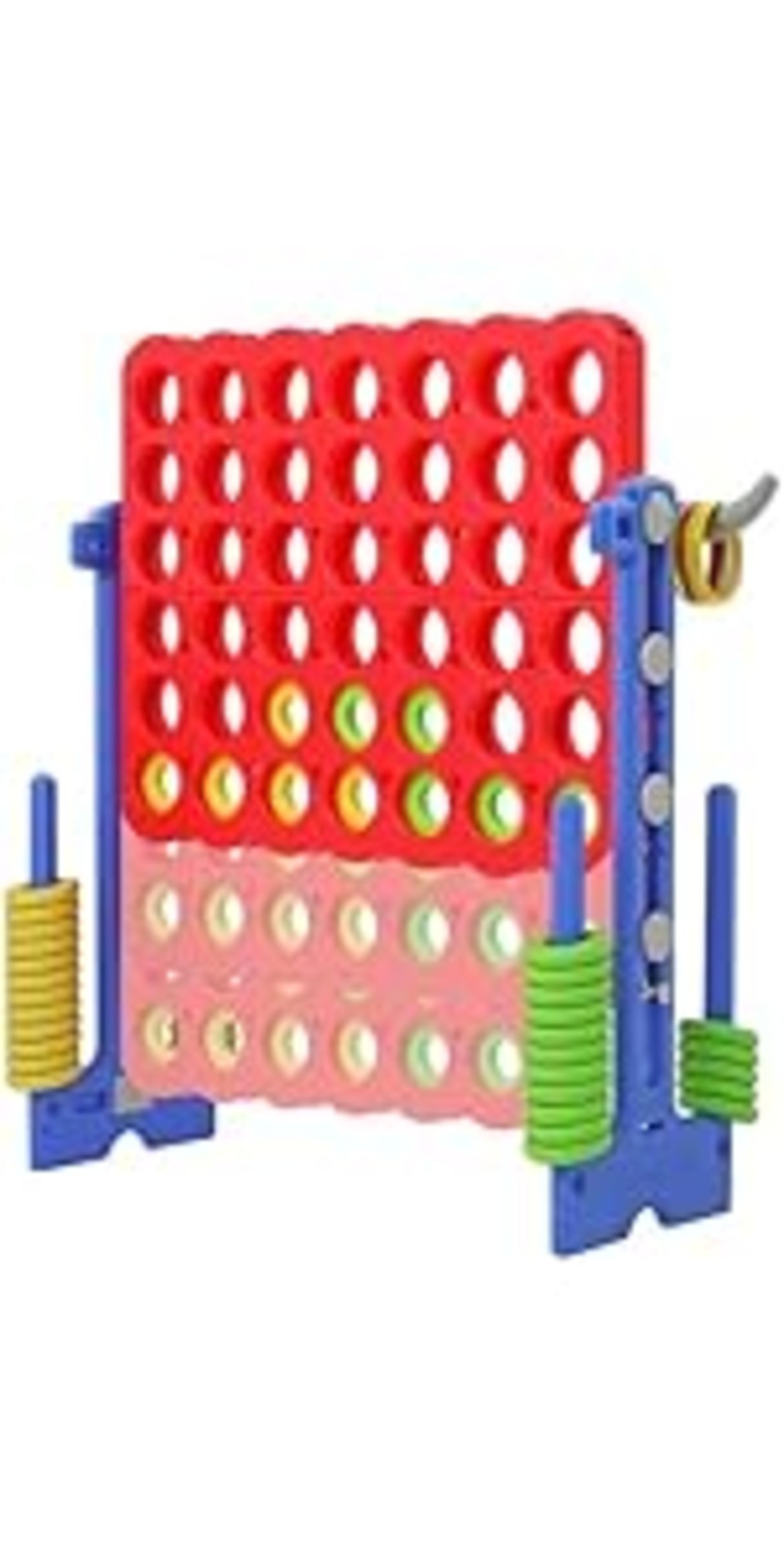 Jumbo 4-to-Score Giant Game Set with Adjustable Height (2.5-3.5 FT) for Kids & Adults detail 5