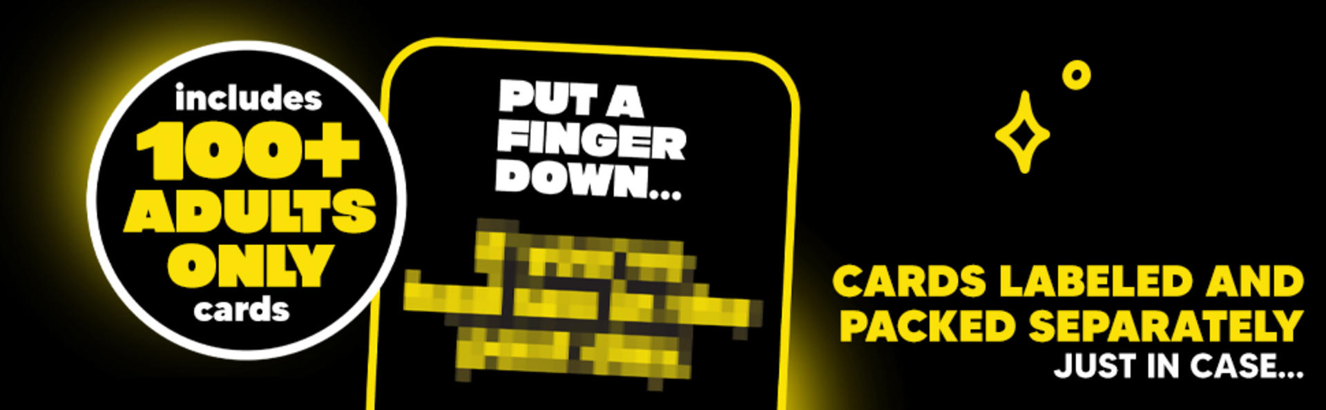 Put A Finger Down - Hilarious Party Card Game for Groups, Fun Social Icebreaker with 400 Cards detail 4