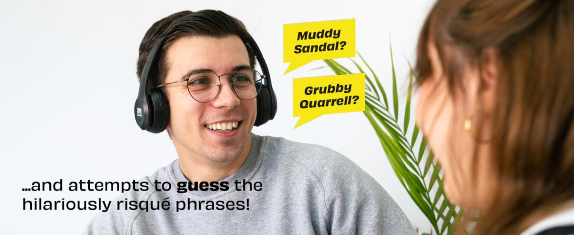 Uncensored Lip Reading Party Game for Adults - 40,000 Funny Phrase Combos - Ages 17+ detail 5
