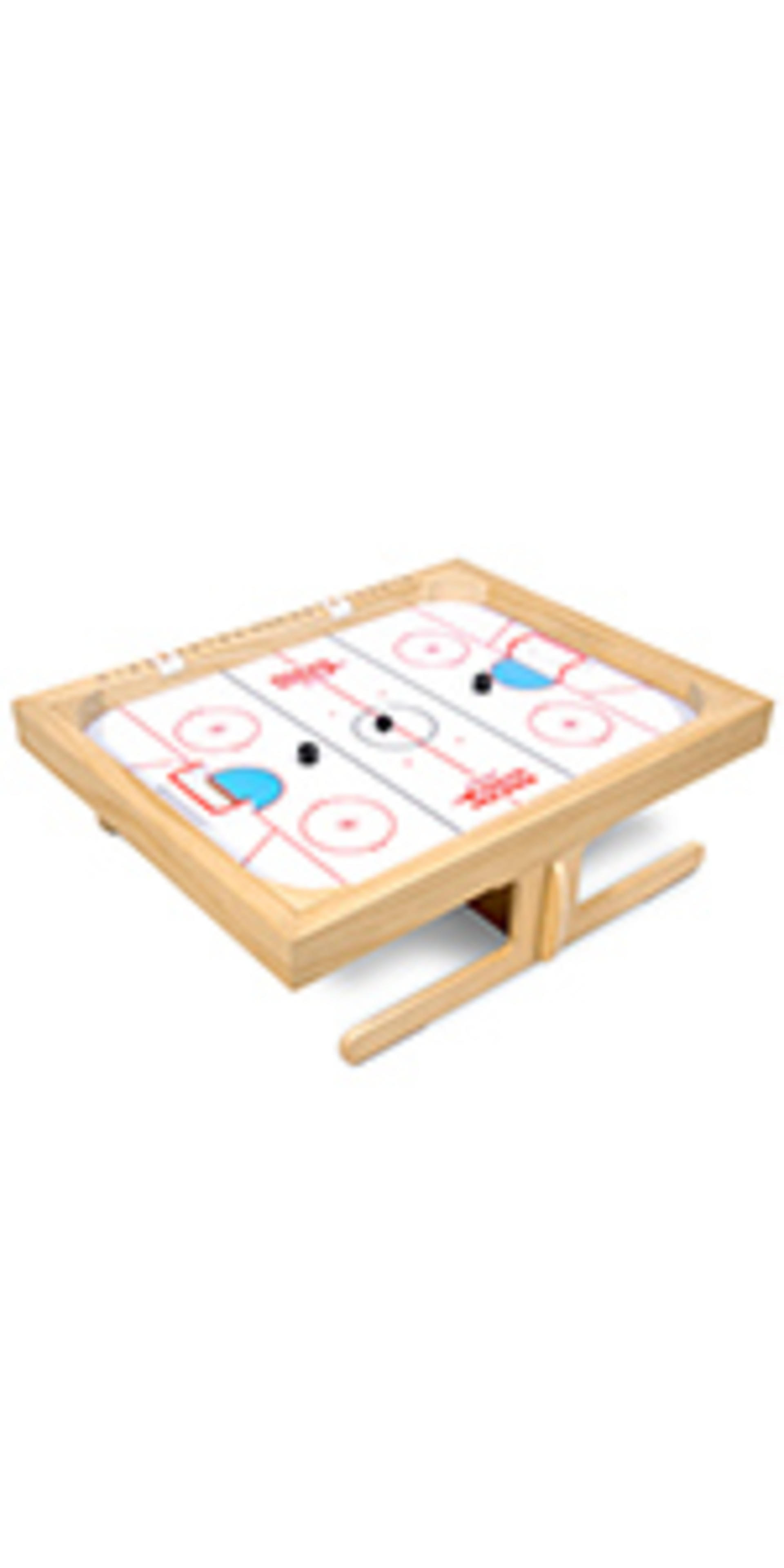 2-in-1 Tabletop Shuffleboard and Curling Game Set with Solid Wood Frame detail 9