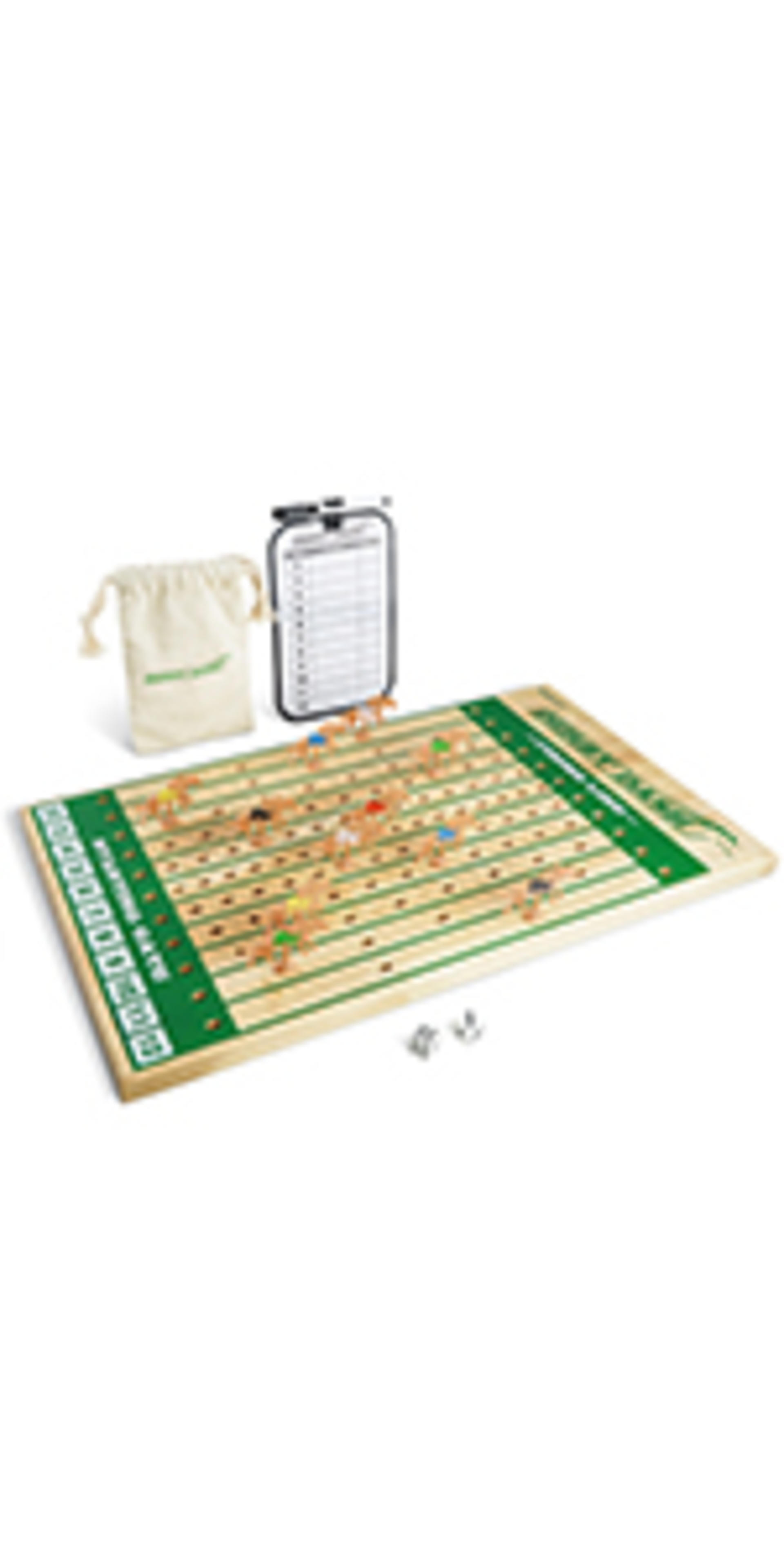 2-in-1 Tabletop Shuffleboard and Curling Game Set with Solid Wood Frame detail 10