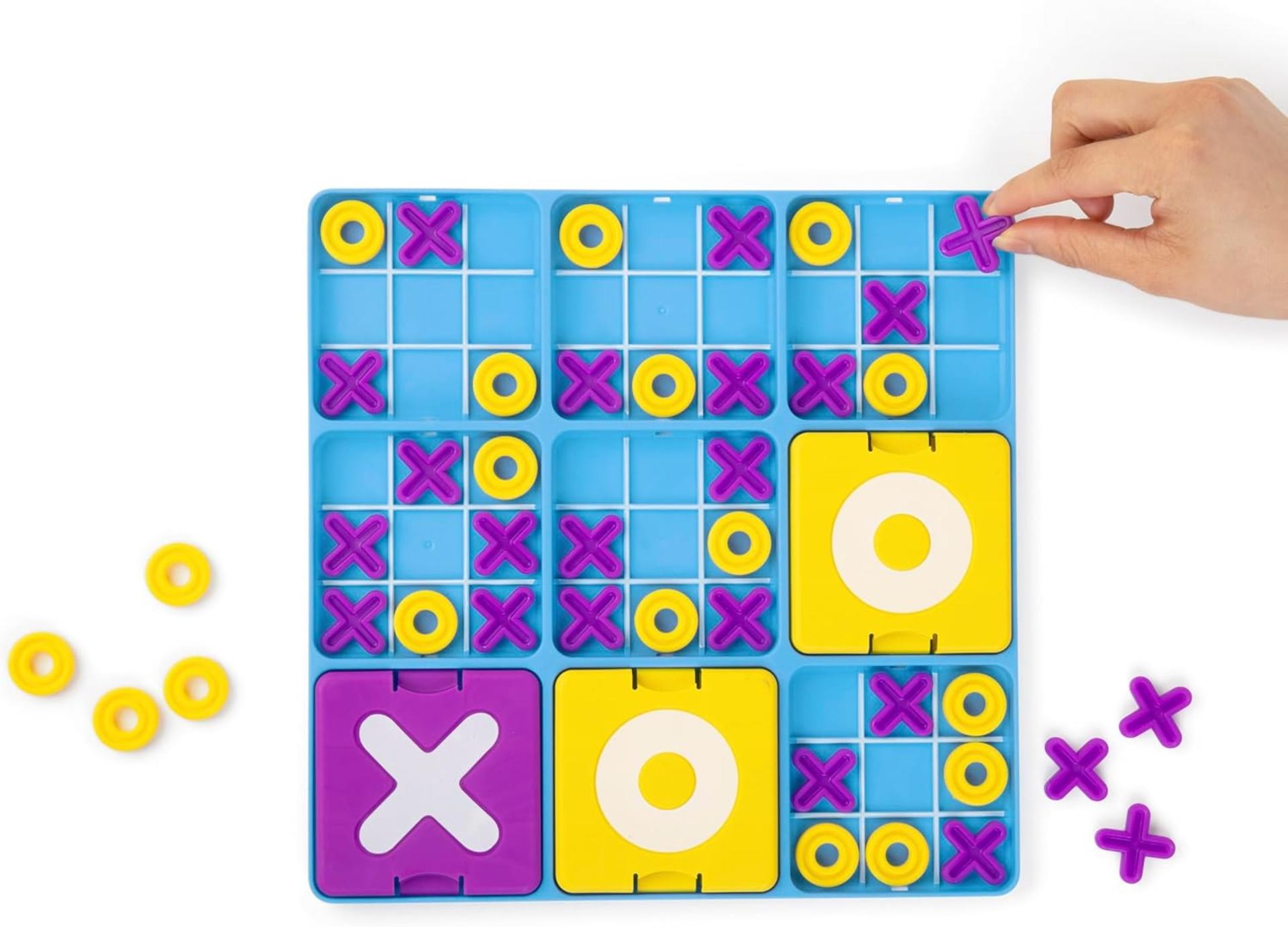 Strategic Multi-Layered Board Game for Family Gatherings, Includes 92 Game Pieces and Portable Board - 6