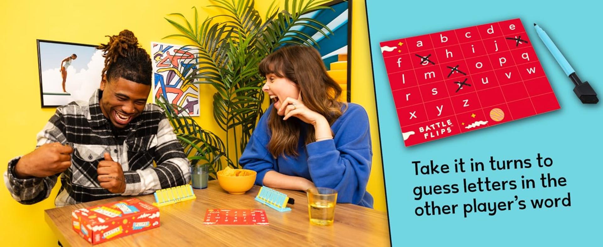 Battle Flips: 2-Player Word Prediction Travel Game for Families and Couples detail 4