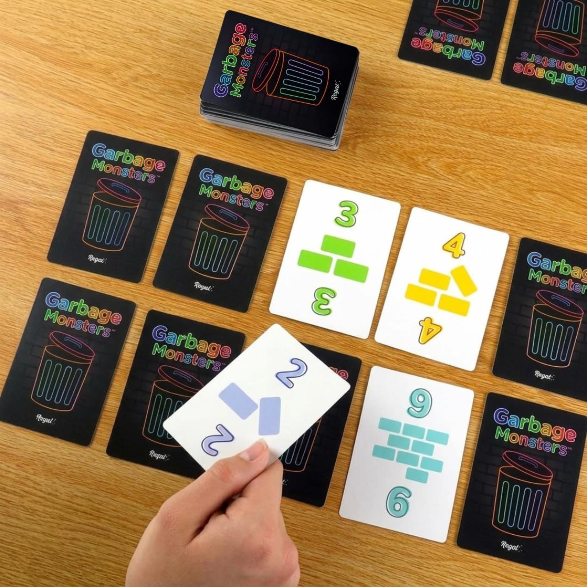 Garbage Monsters Card Game Set for Kids, Teens & Adults - 2-4 Player Fun Family Travel Playing Cards - 3