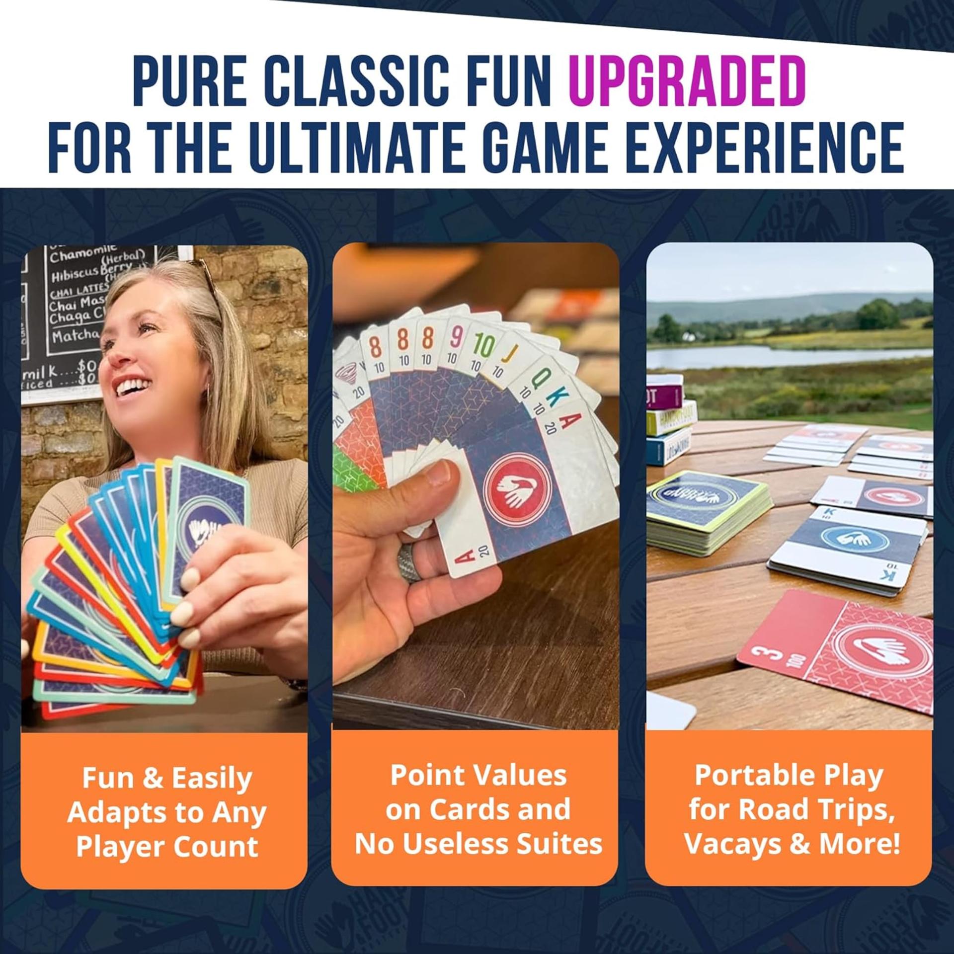 Classic 4 Player Card Game for Adults and Families - Strategic Deck Building Set - 5