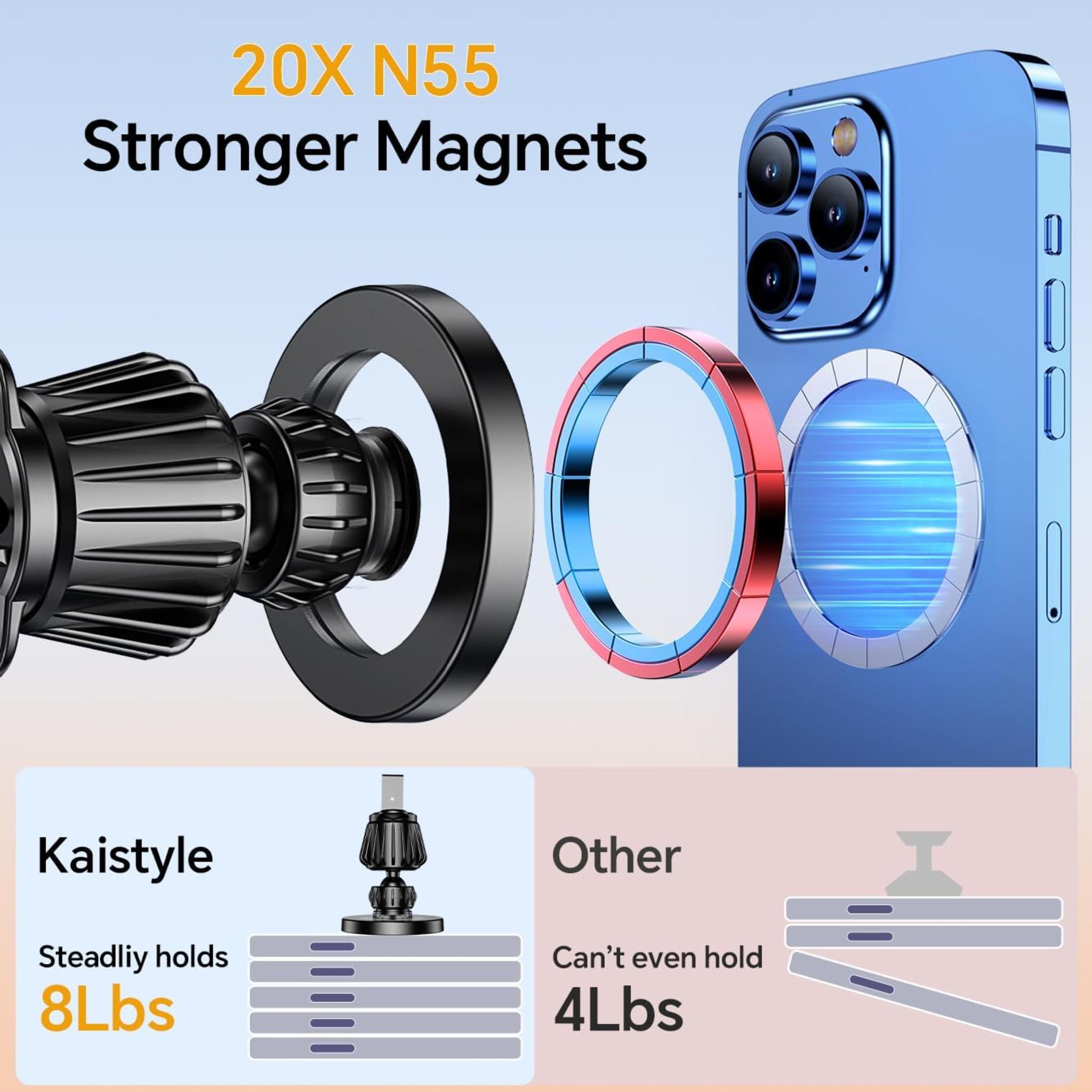 20 Magnet MagSafe Car Mount with 360° Rotation - Universal Phone Holder