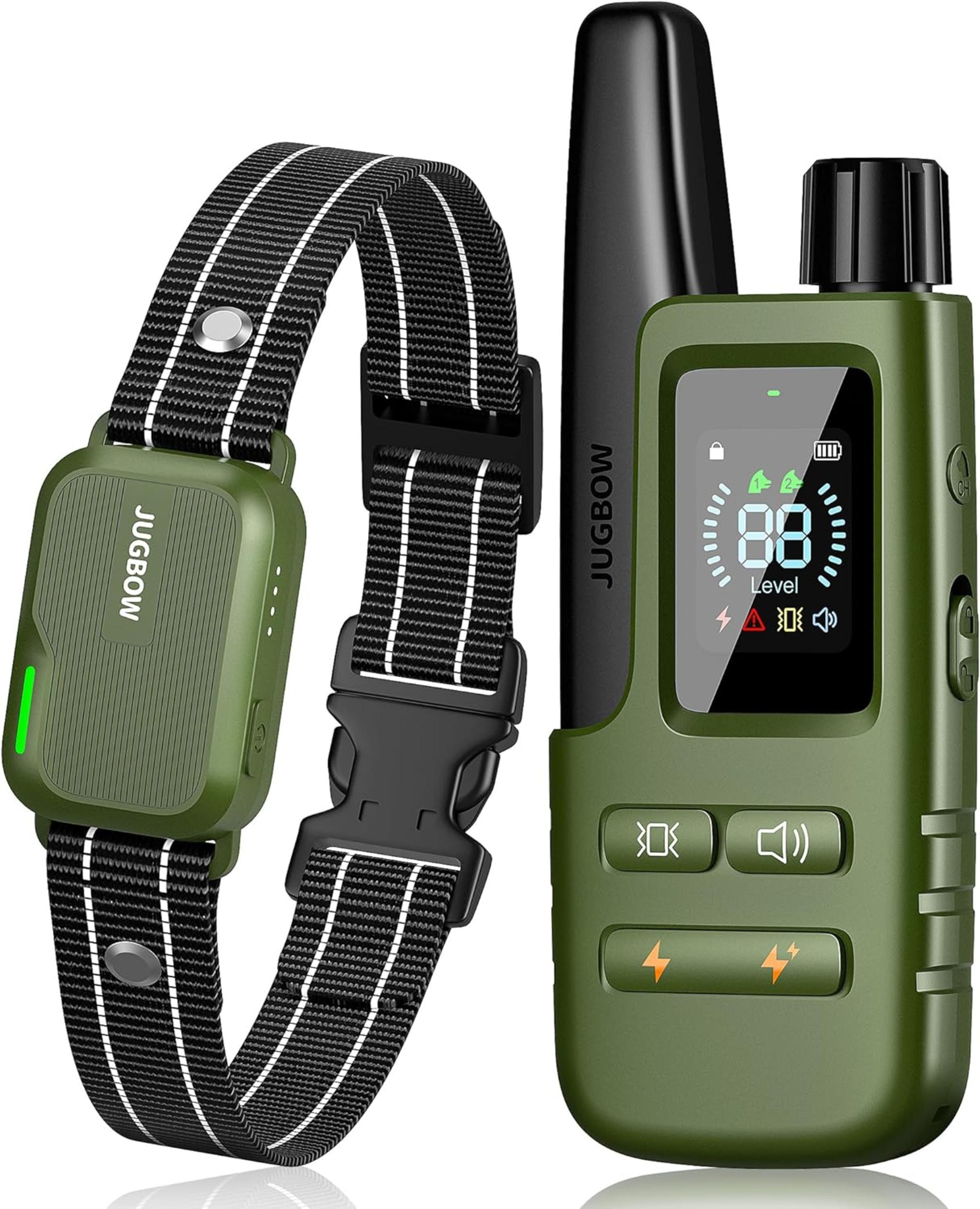 4200FT Dog Training Collar with Remote - 4 Modes, IPX7 Waterproof, Rechargeable E-Collar for All Breeds