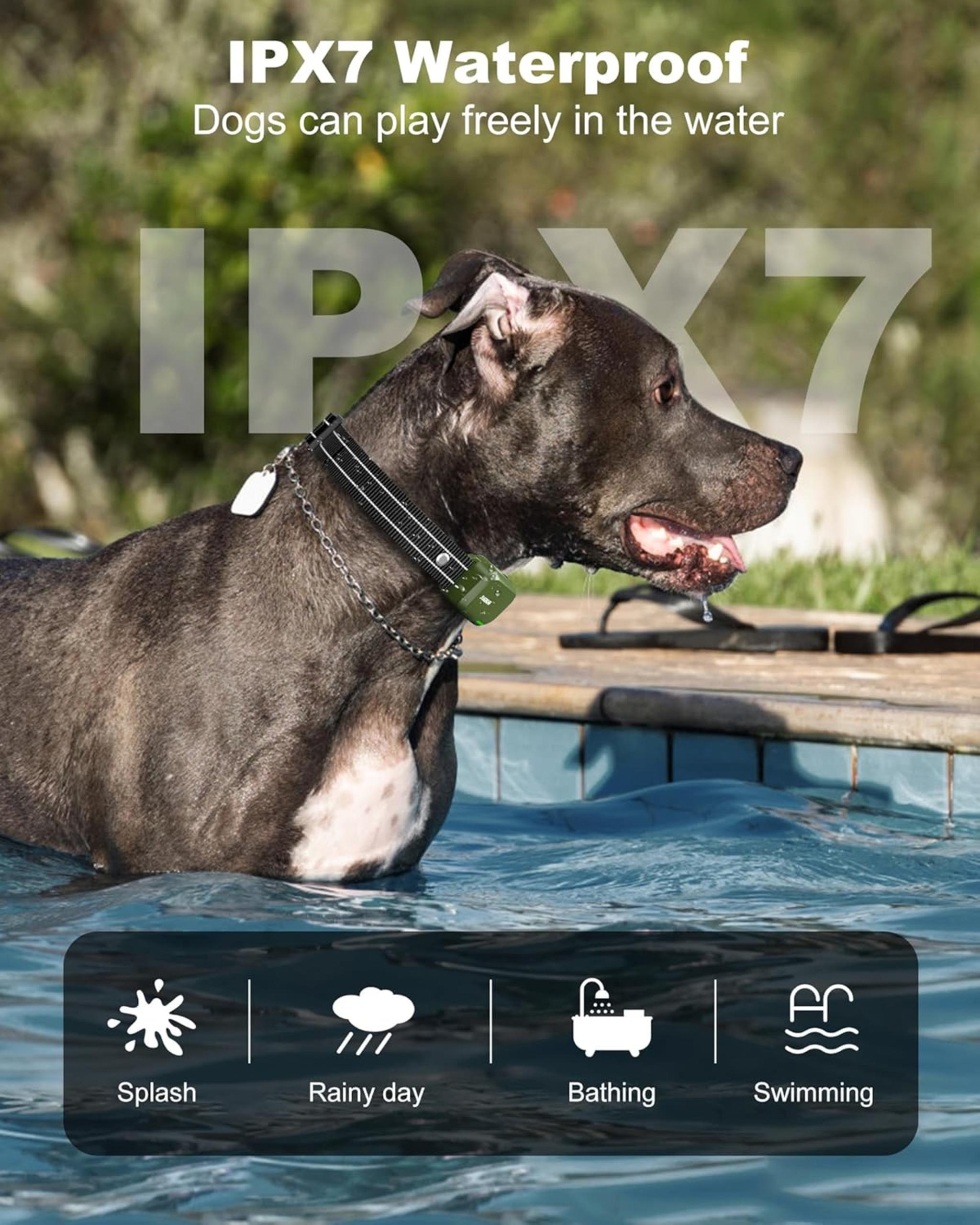 4200FT Dog Training Collar with Remote - 4 Modes, IPX7 Waterproof