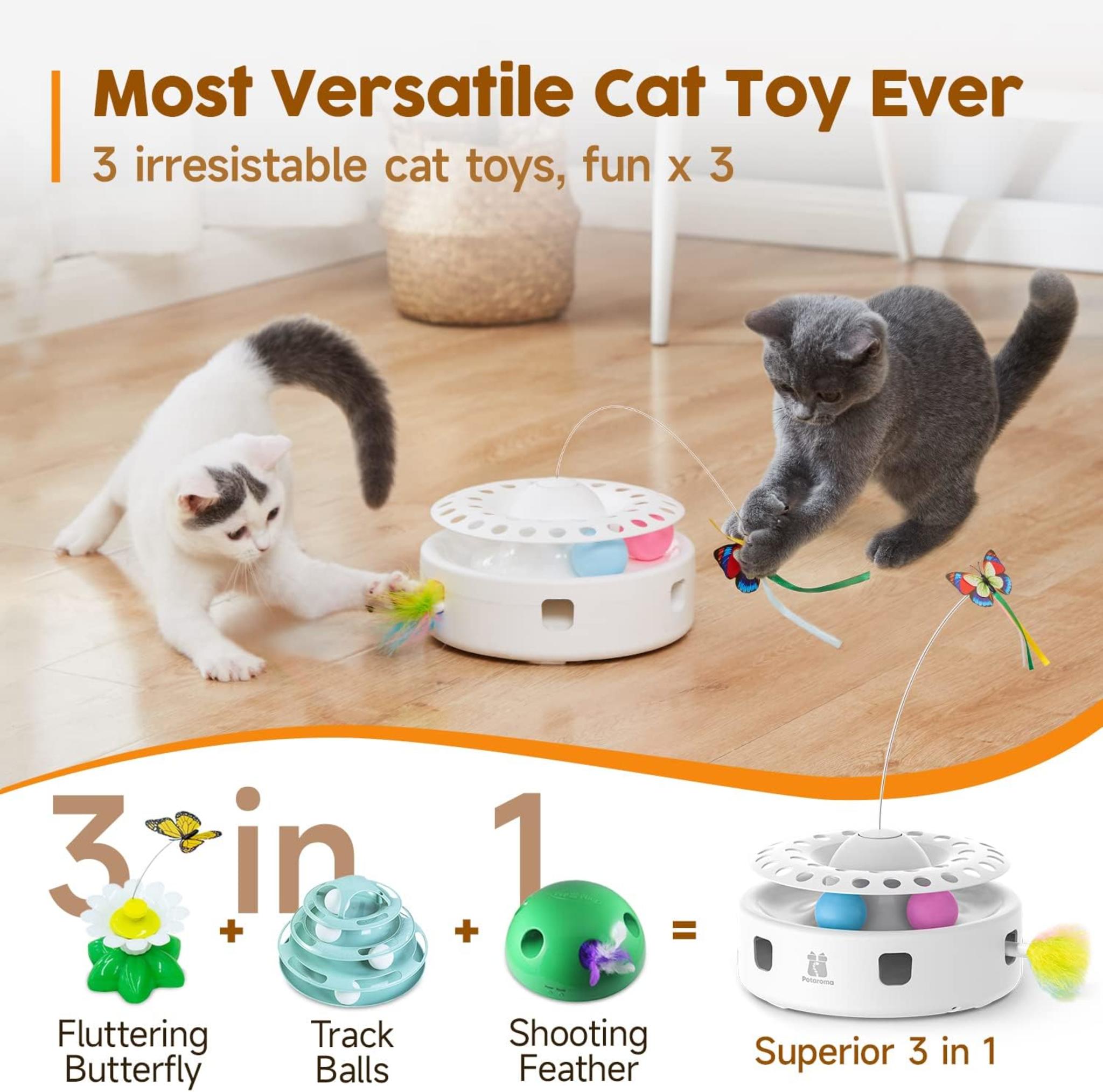 3-in-1 Automatic Interactive Cat Toy