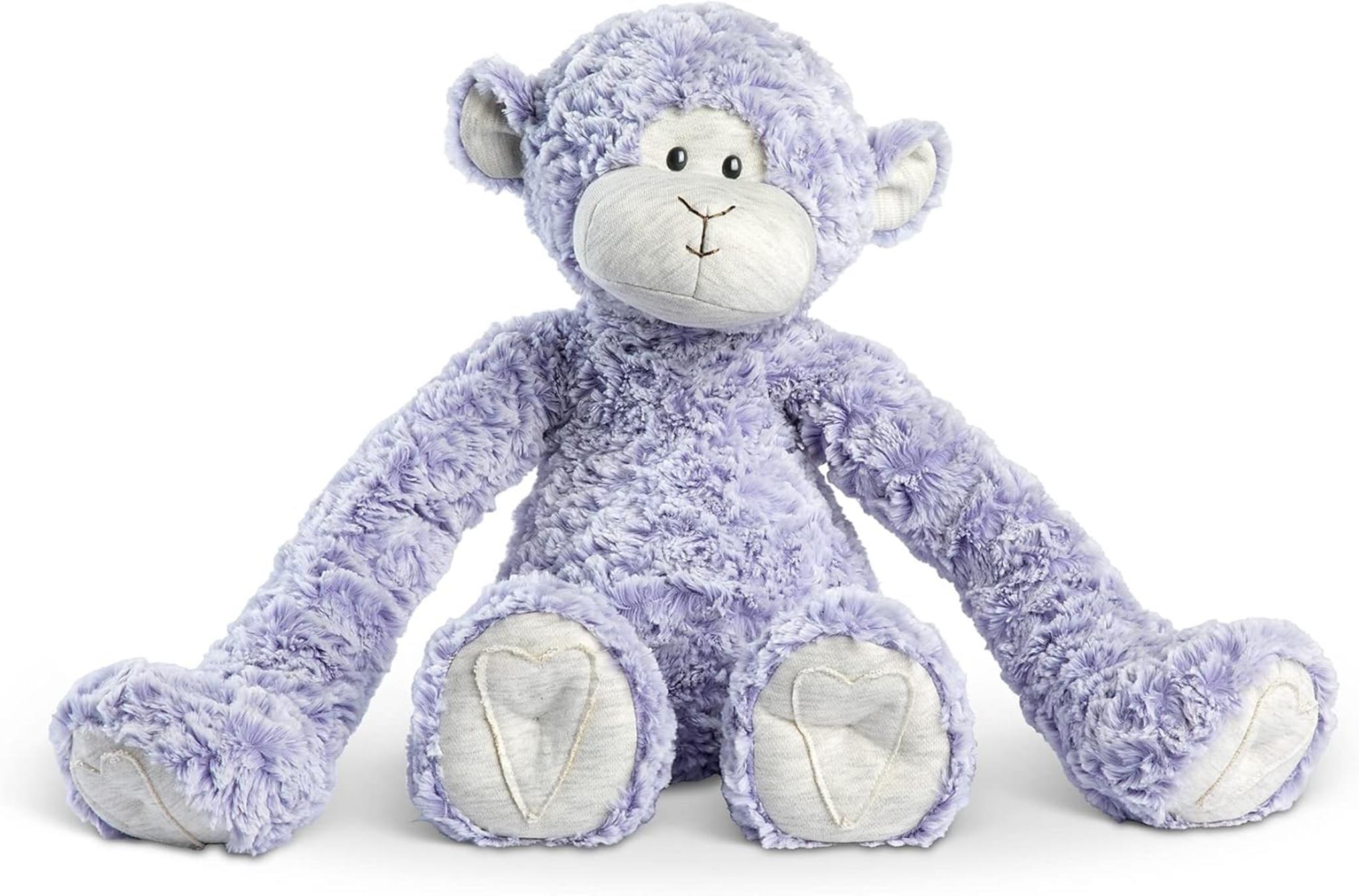 17.5 Inch Weighted Plush Monkey with 5lb Calming Beads for Sensory Comfort