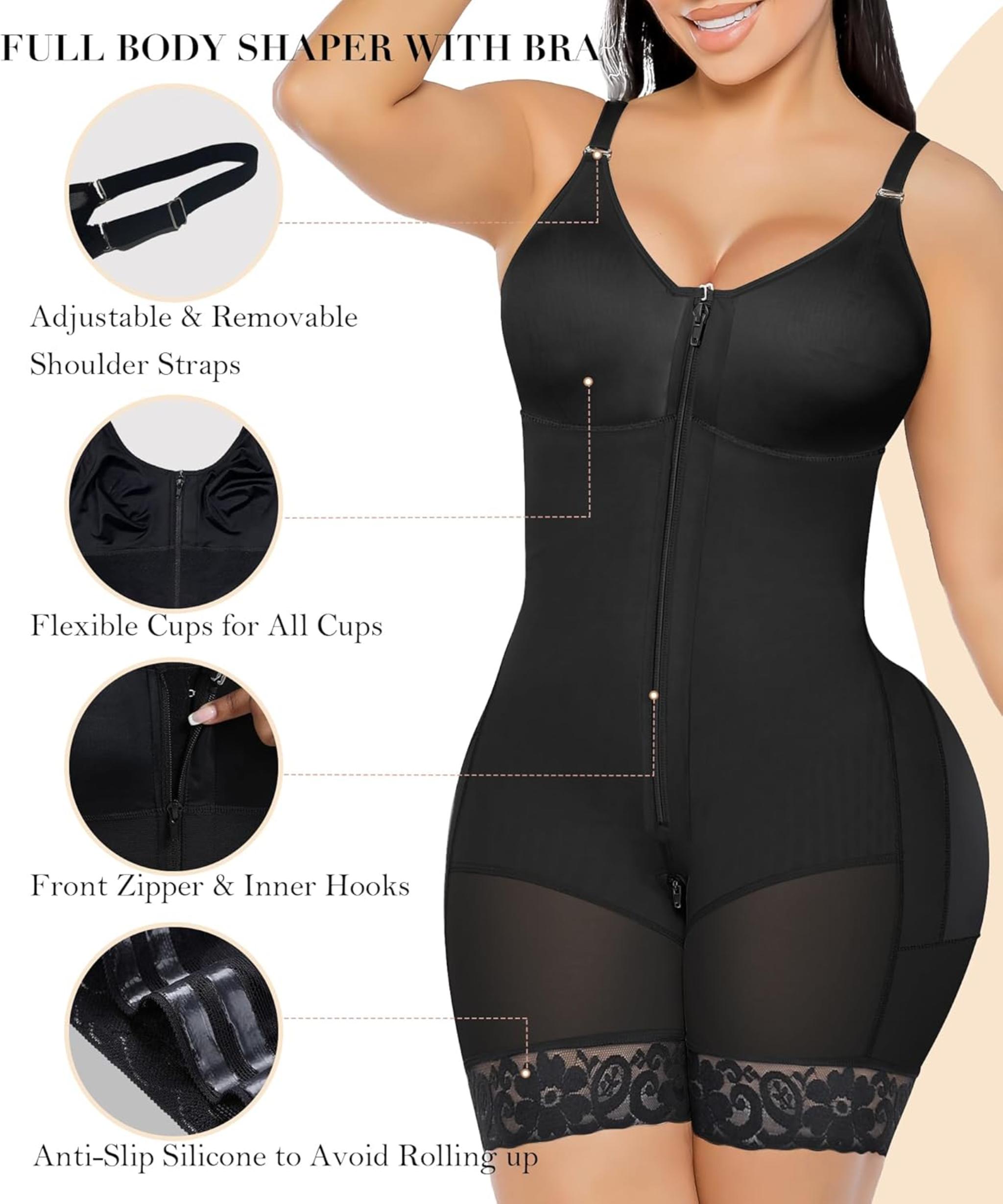 Postpartum Full Body Shapewear with Tummy Control & Butt Lifter