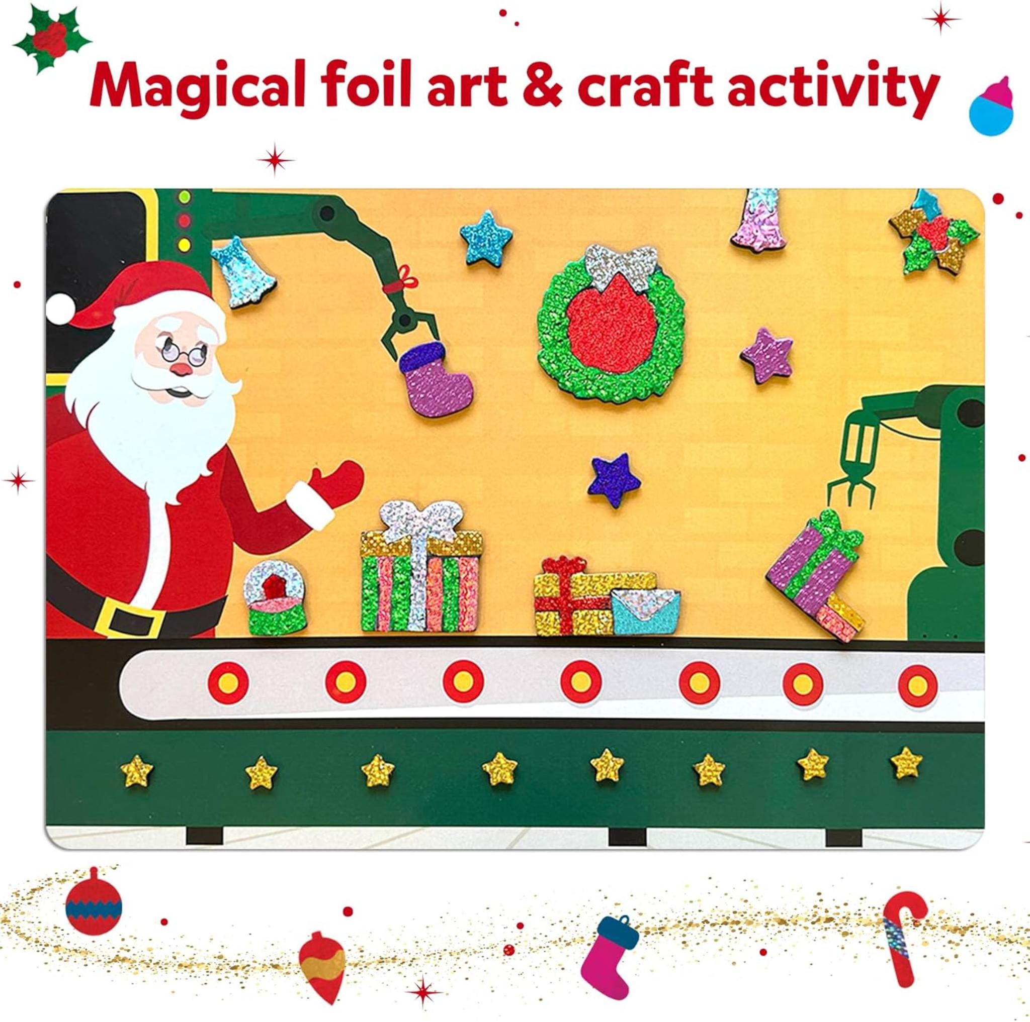 Foil Fun Holiday Art & Craft Kit for Kids Ages 4-9