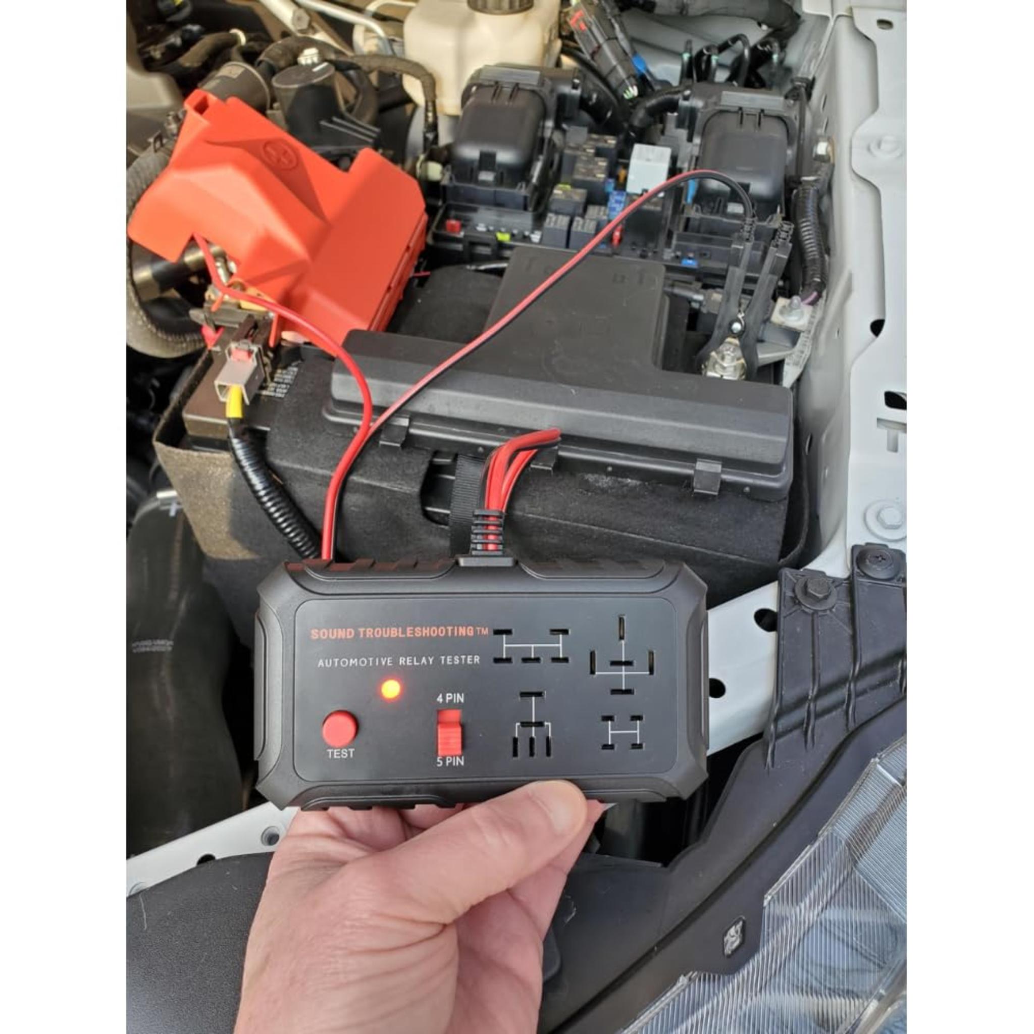 Automotive Relay Tester - 4 & 5 Pin 12V Diagnostic Tool