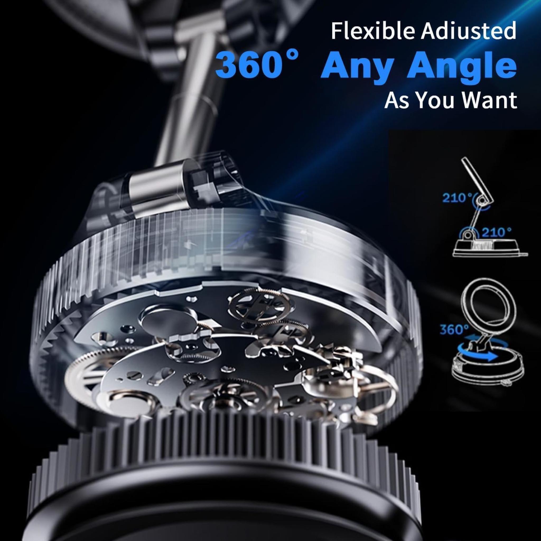 360° Vacuum Magnetic Phone Holder - Foldable Multi-Surface Mount