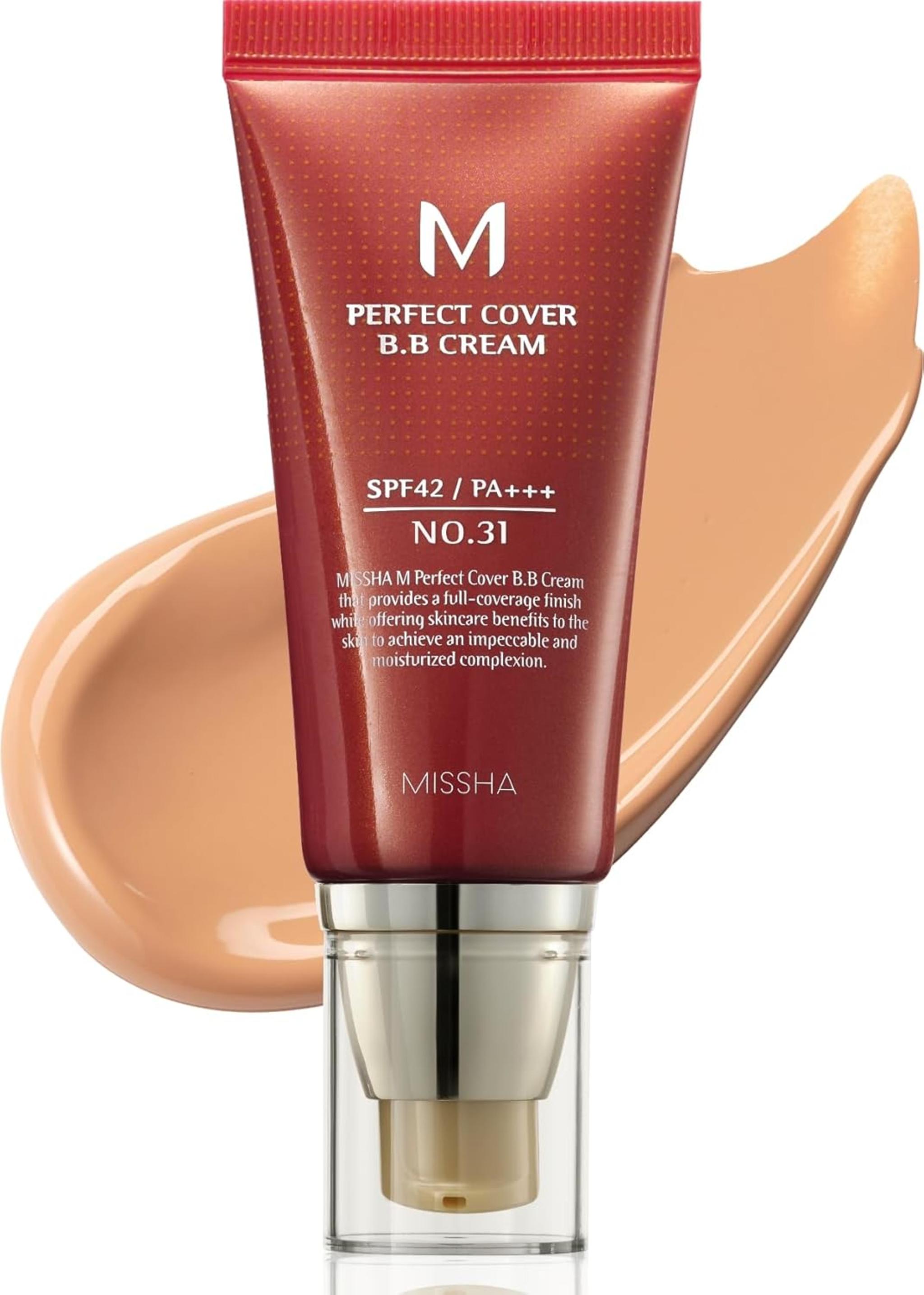 Golden Beige BB Cream SPF 42 PA+++ - All-in-One Tinted Moisturizer for Medium/Tan Skin