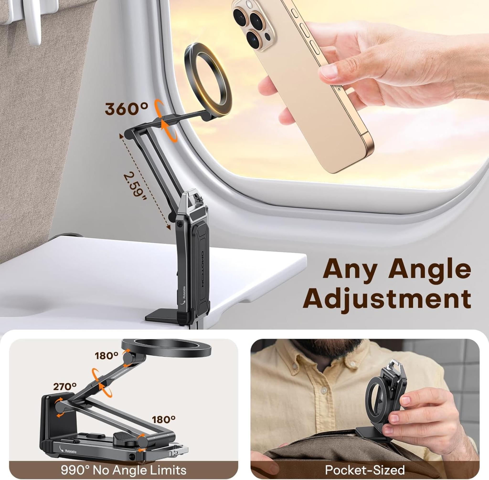 360° Rotating Magnetic Phone Tripod with Ultra Strong Magnet