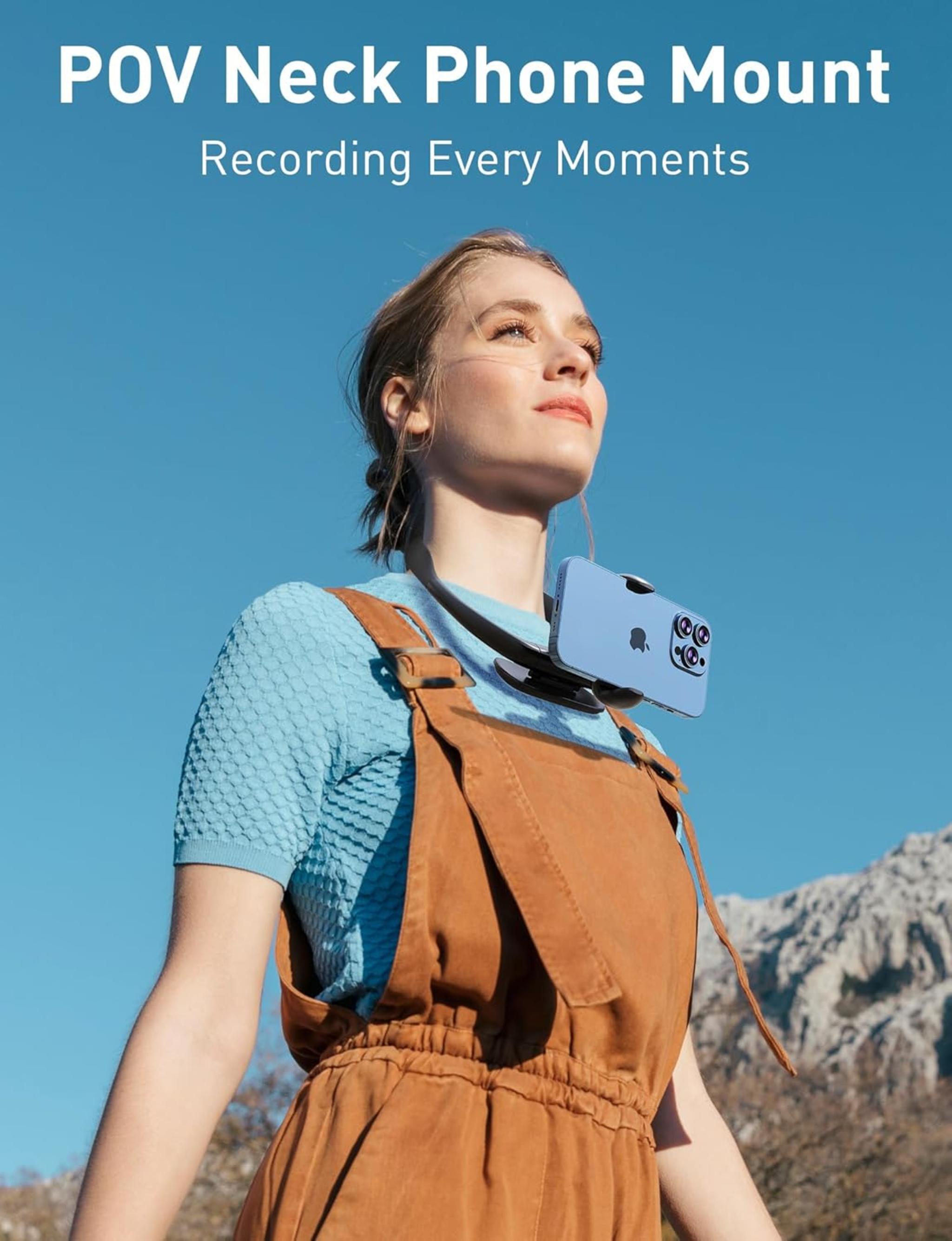 Flexible Neck Phone Holder Stand with 16-inch Gooseneck